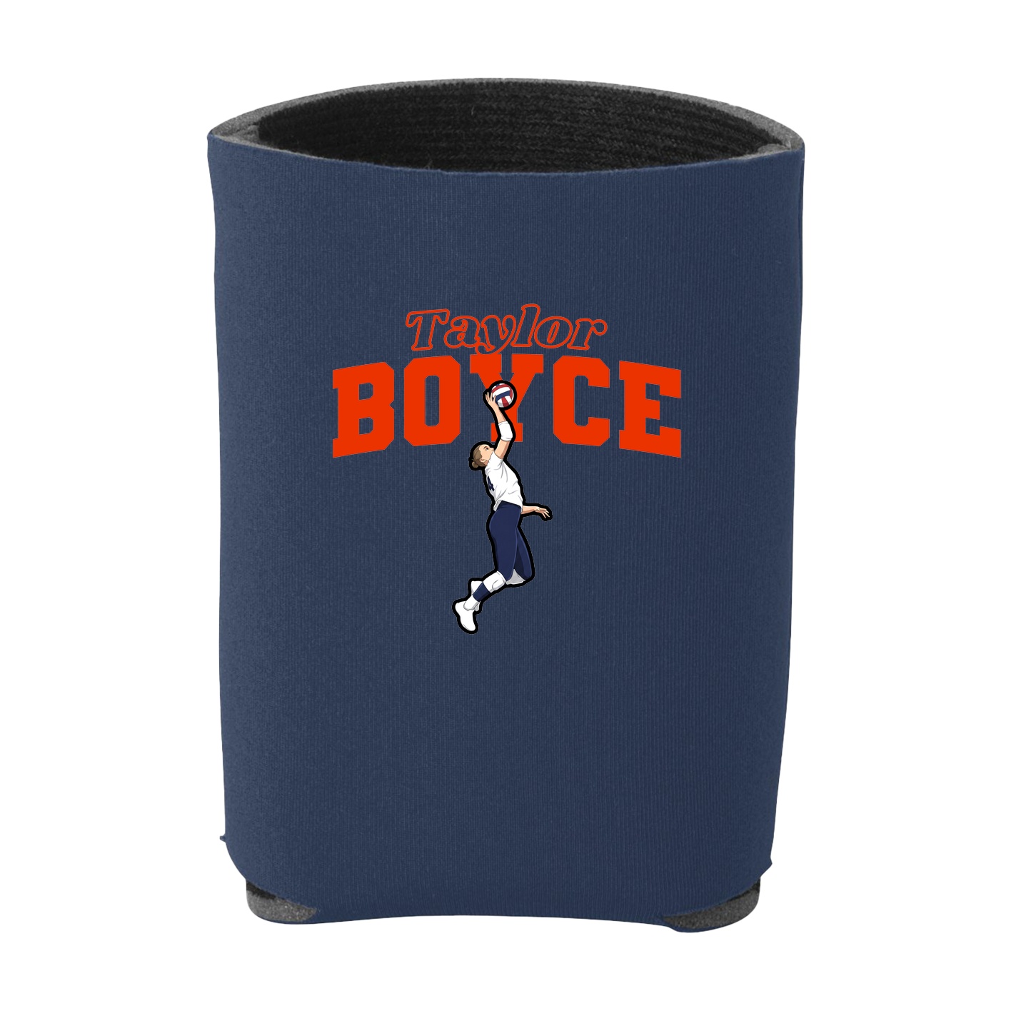 Can Holder — Name Arch in Navy