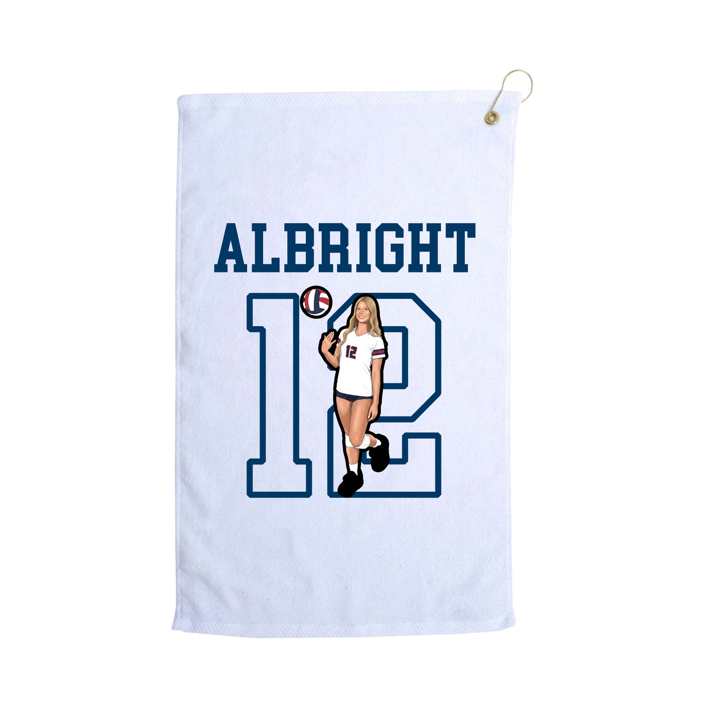 Golf Towel — Shirsey in White
