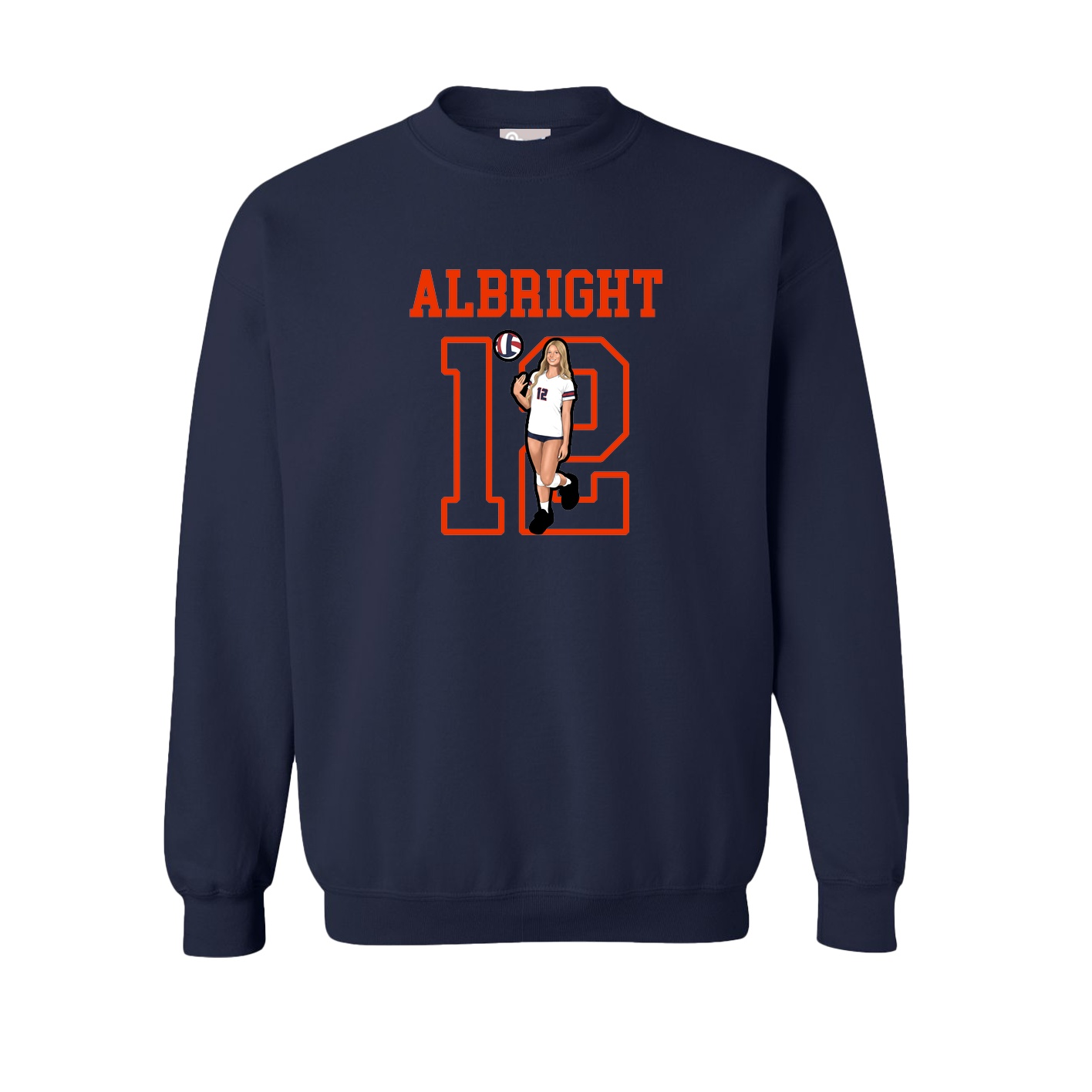 Fleece Crew — Shirsey in Navy