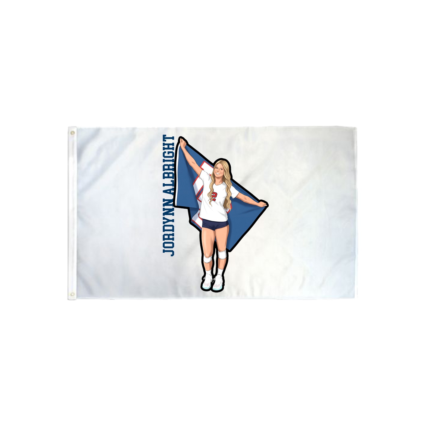 3x5 Flag — Name Vertical in Classic