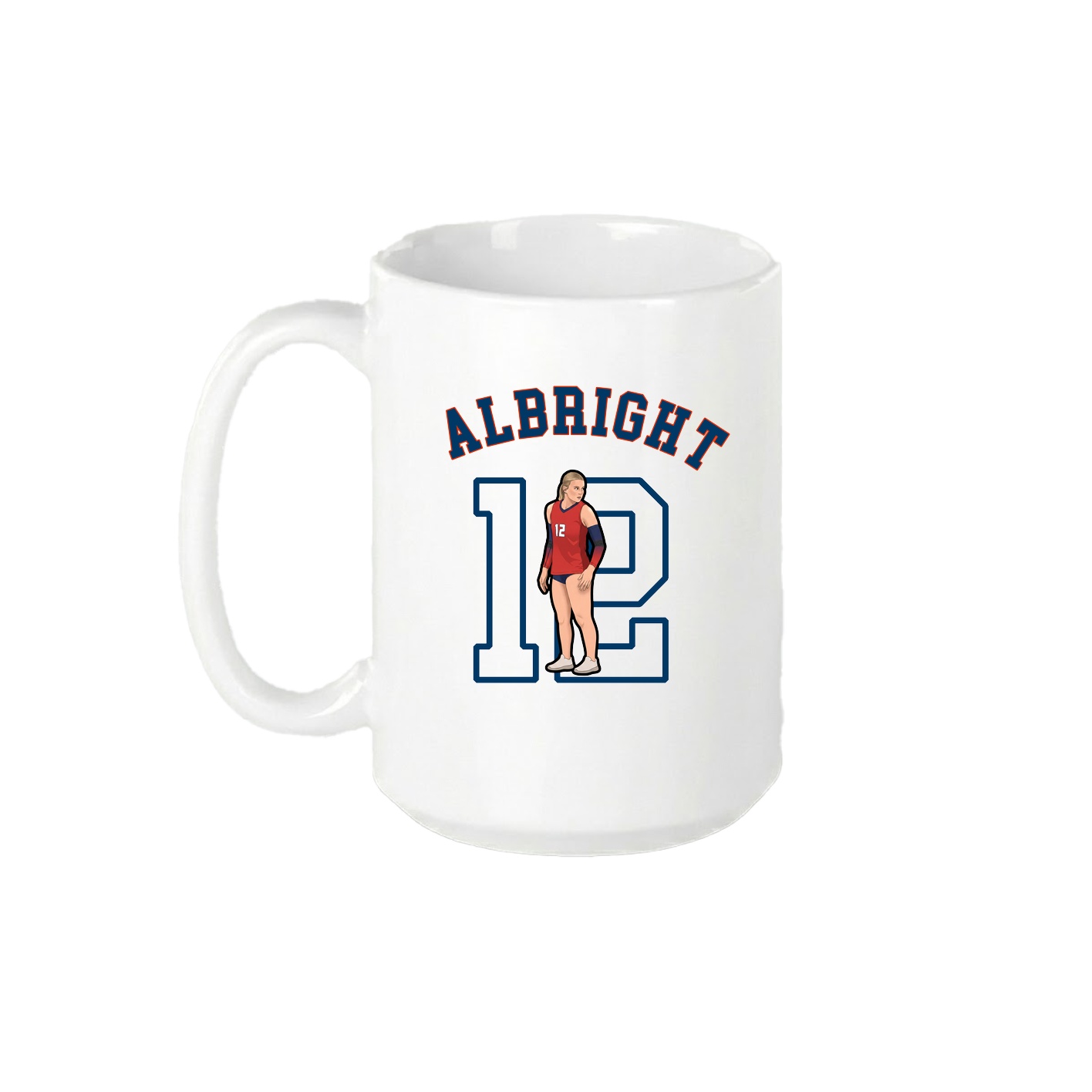 15oz Coffee Mug — Shirsey Arch in White
