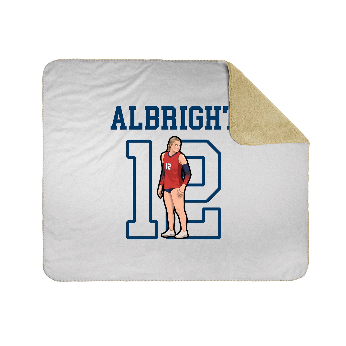 Throw Blanket — Shirsey in White