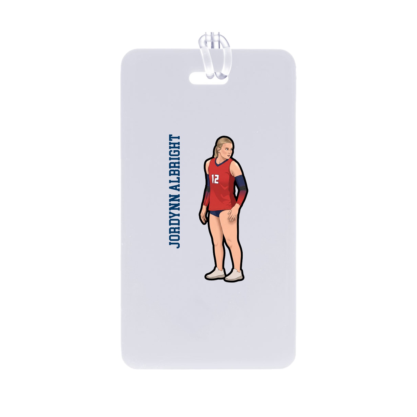 Bag Tag — Name Vertical in Classic