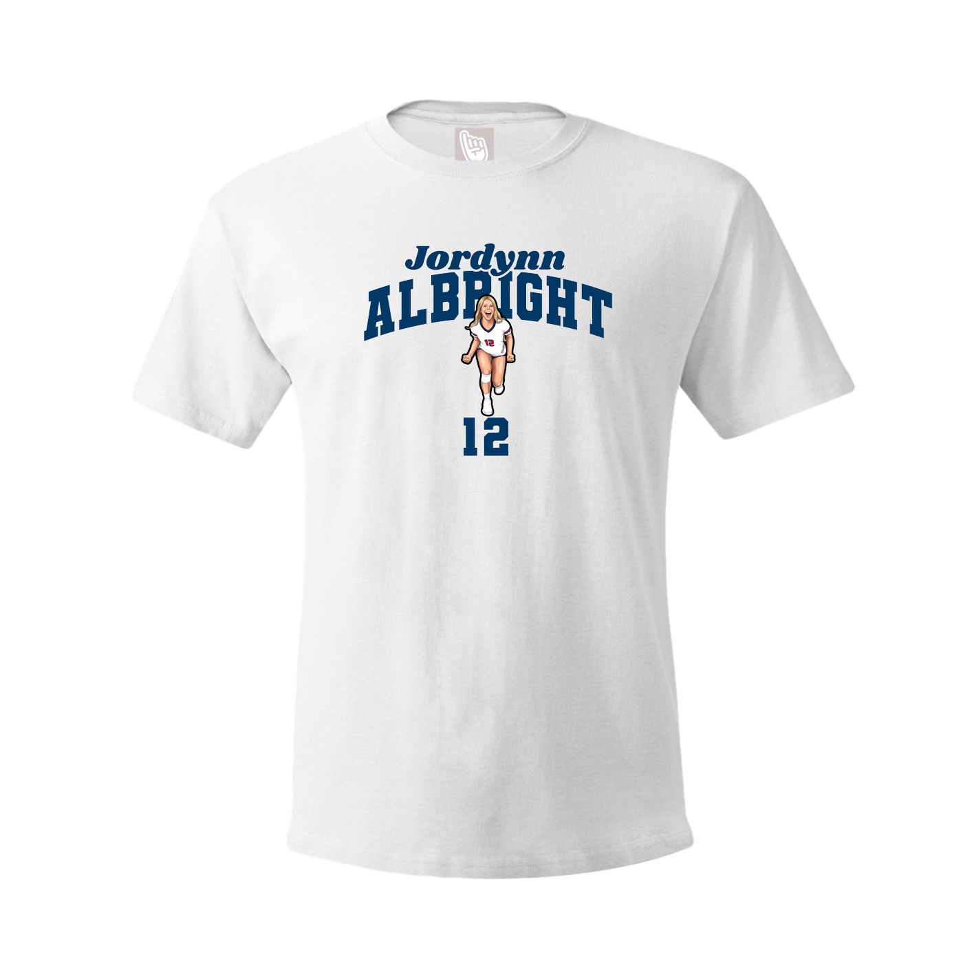 Youth Tee — Signature Arch in White