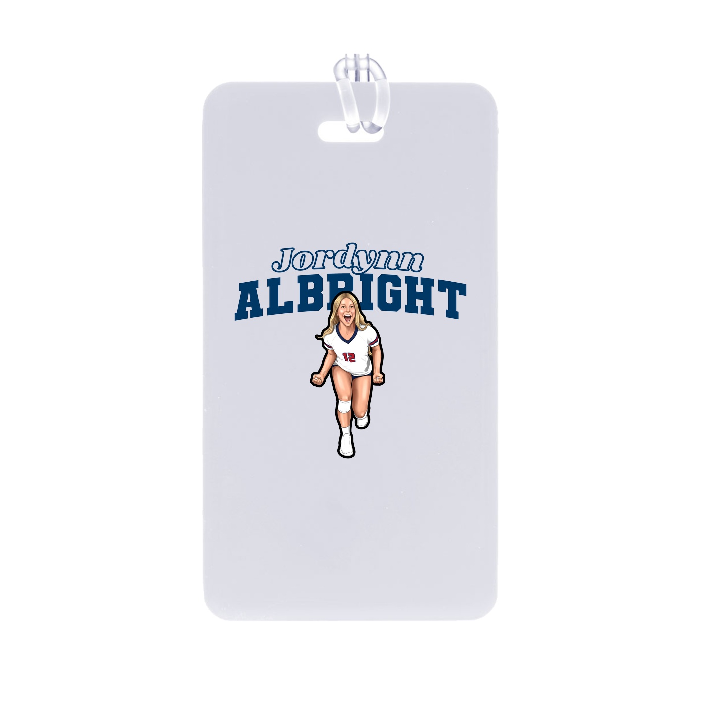 Bag Tag — Name Arch in Classic