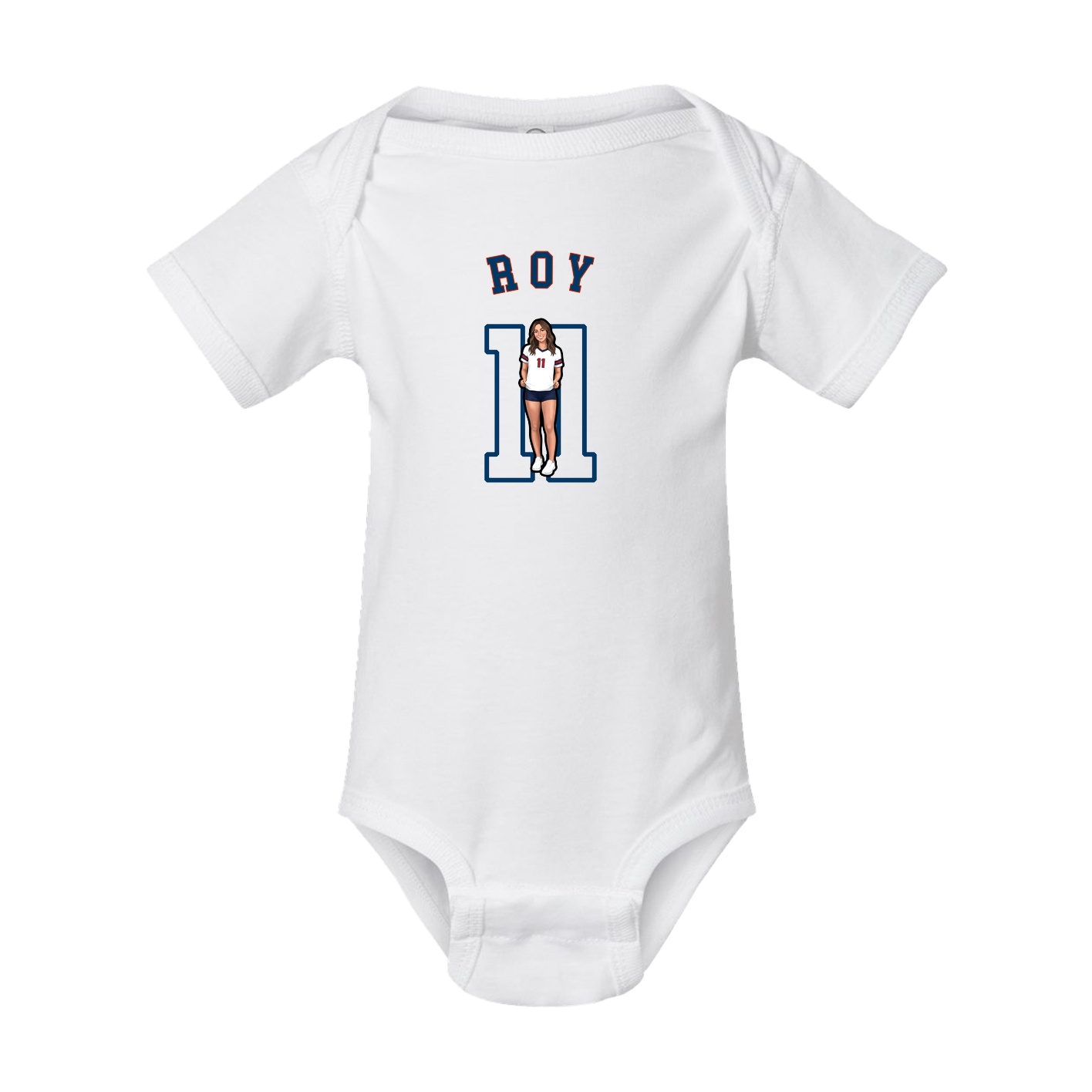 Baby Onesie — Shirsey Arch in White