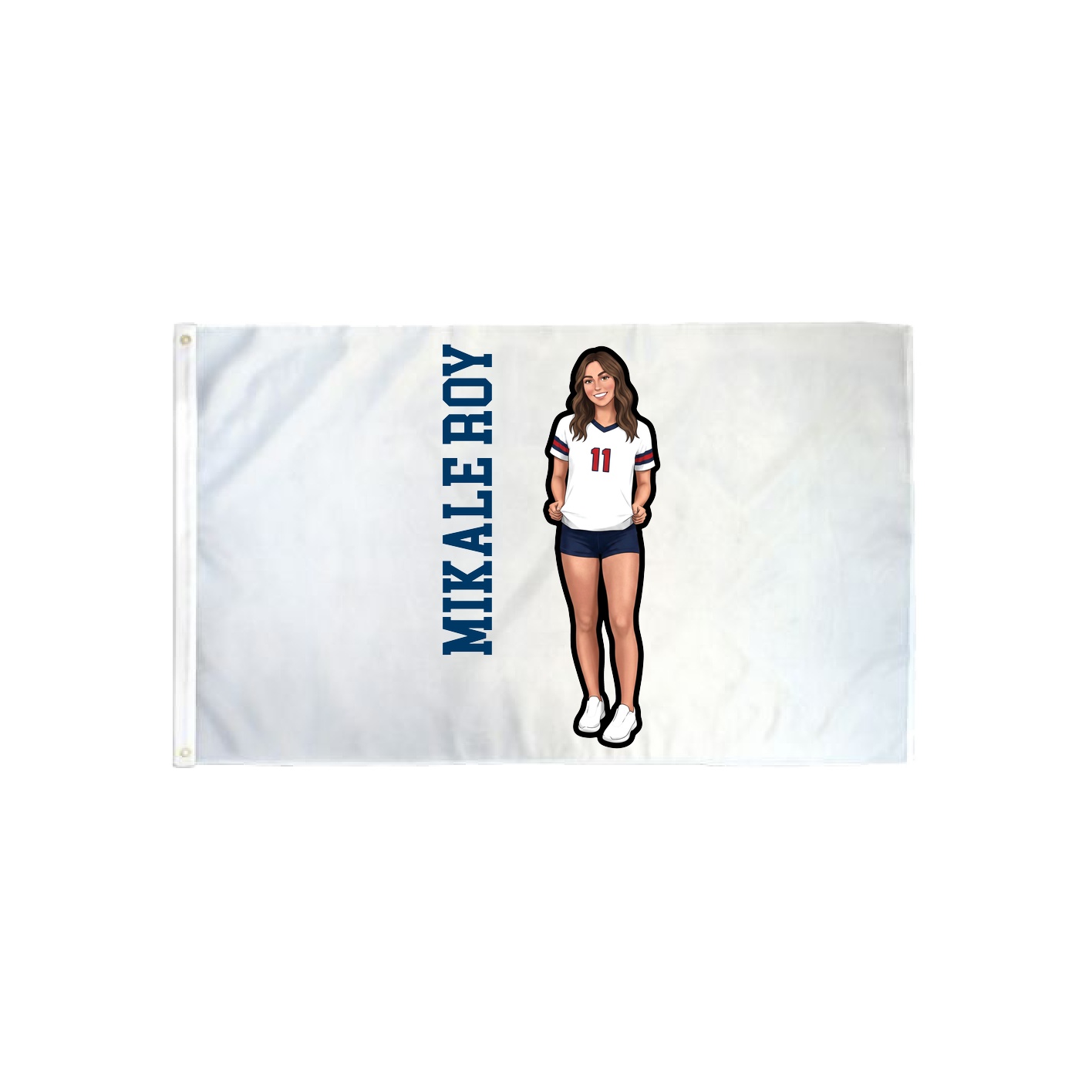 3x5 Flag — Name Vertical in Classic