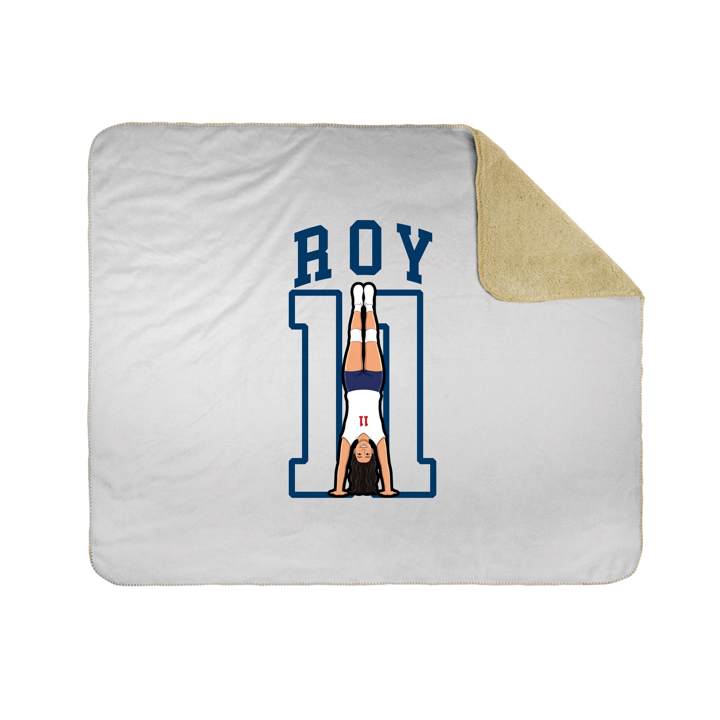 50x60 Sherpa Lined Throw Blanket