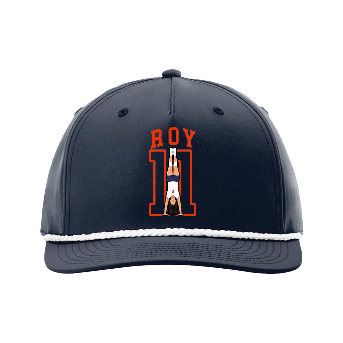 Five-Panel Classic Rope Cap — Shirsey in Navy