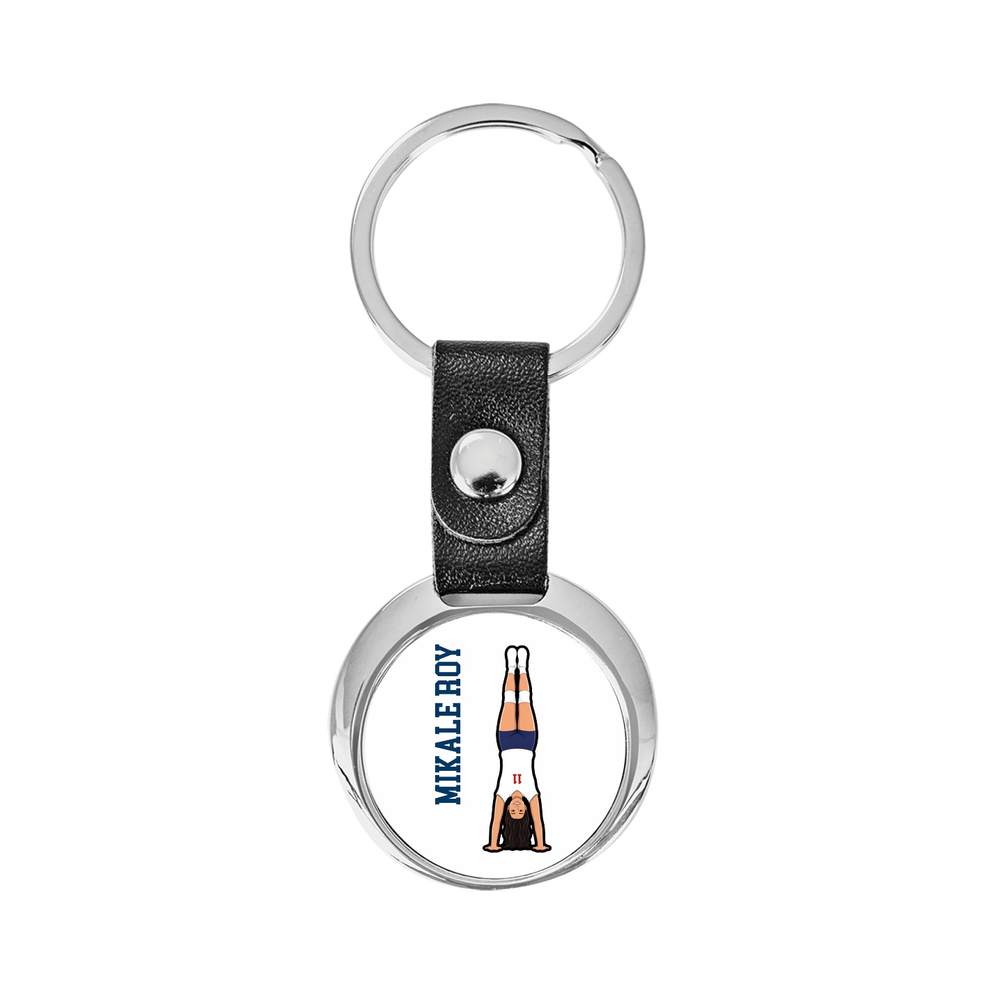 Key Chain — Name Vertical in Classic