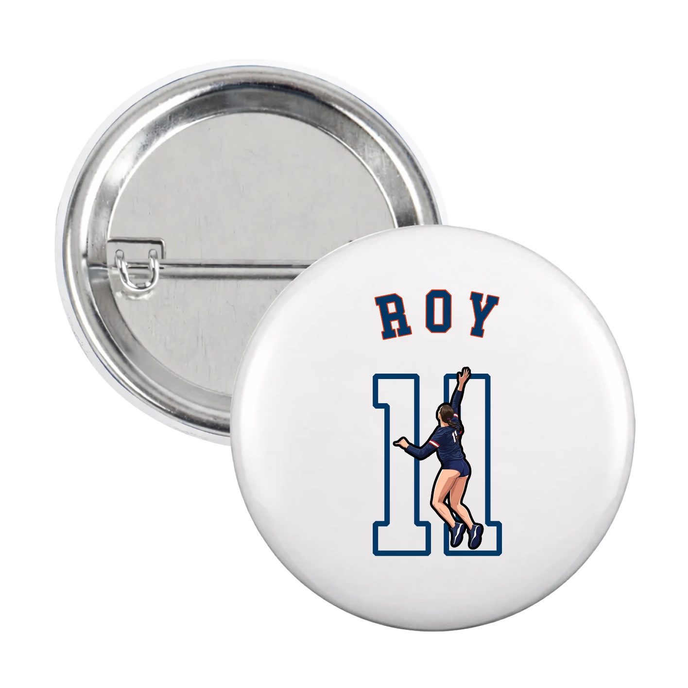 Game Day Button — Shirsey Arch in White