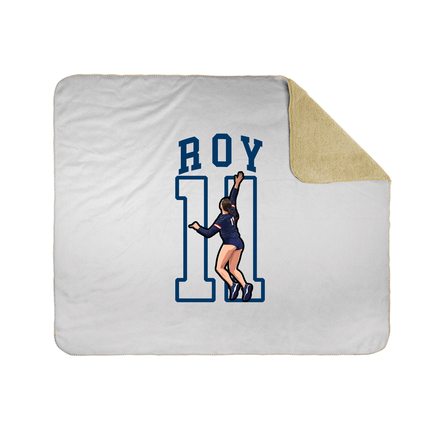 Throw Blanket — Shirsey in White