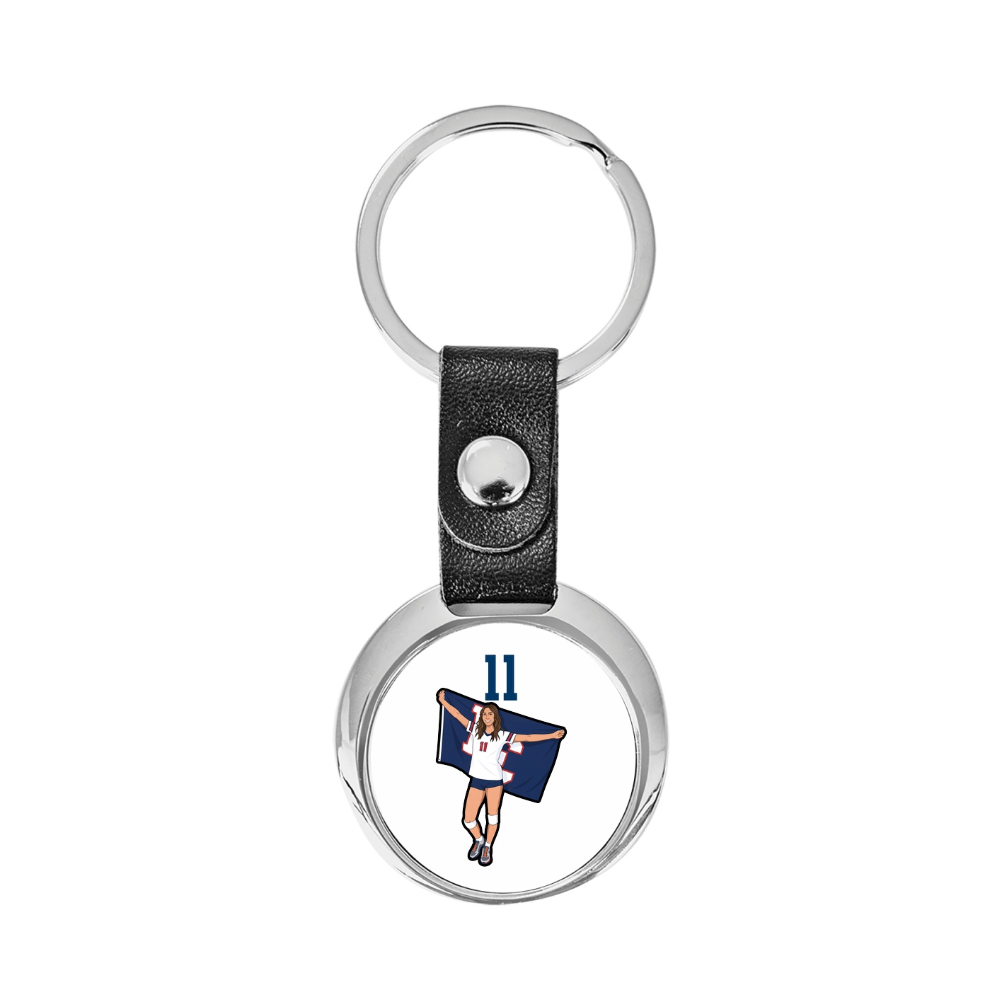 Key Chain — Number Top in Classic