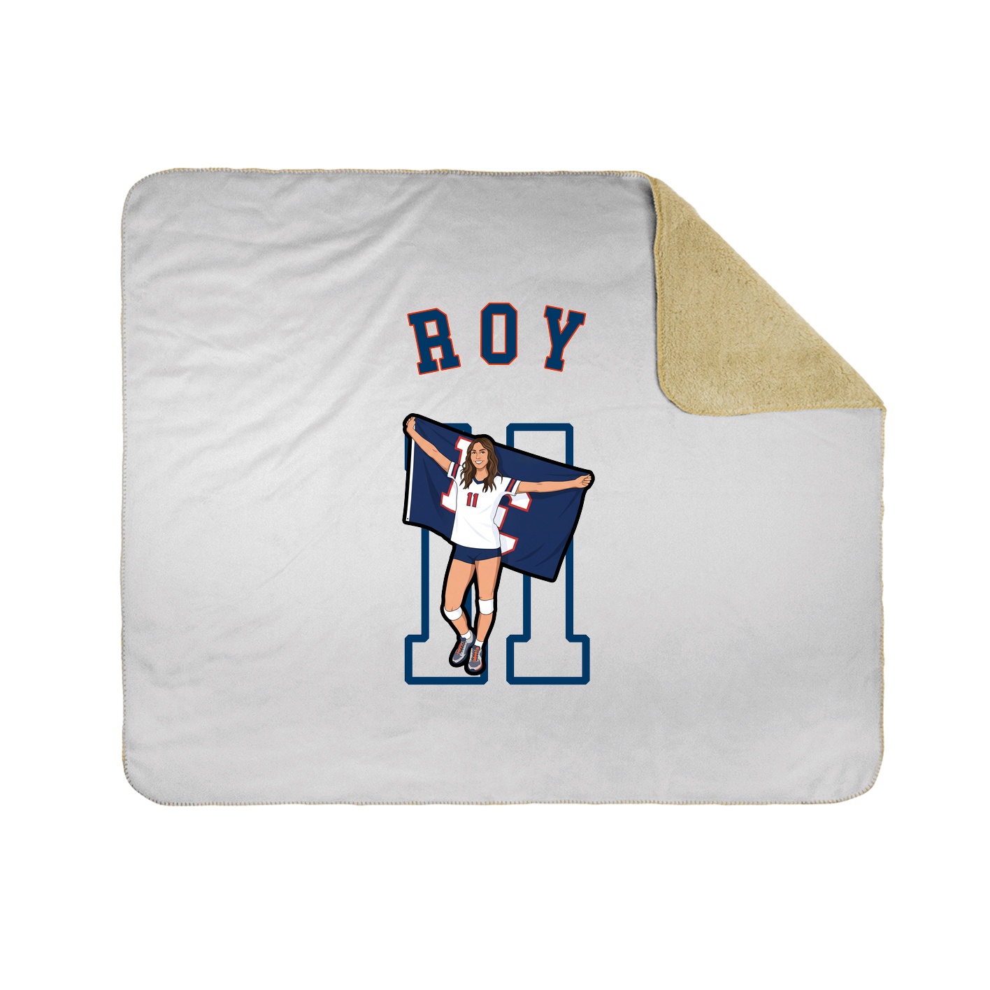 Throw Blanket — Shirsey Arch in White