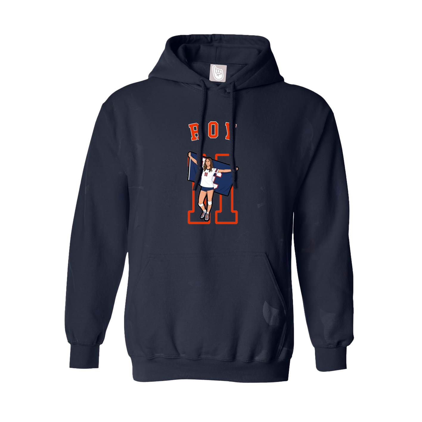 Youth Hoodie — Shirsey Arch in Navy
