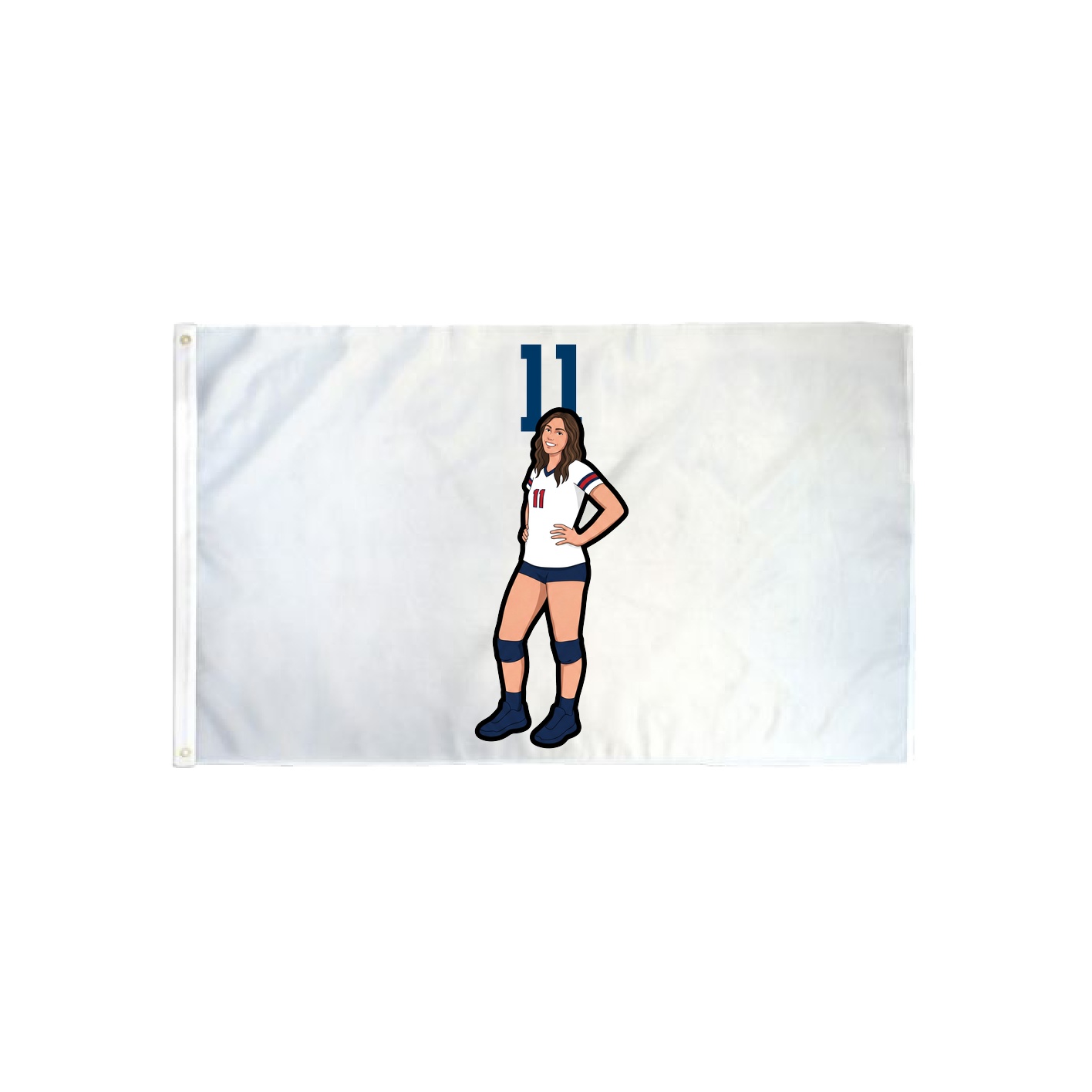 3x5 Flag — Number Top in Classic