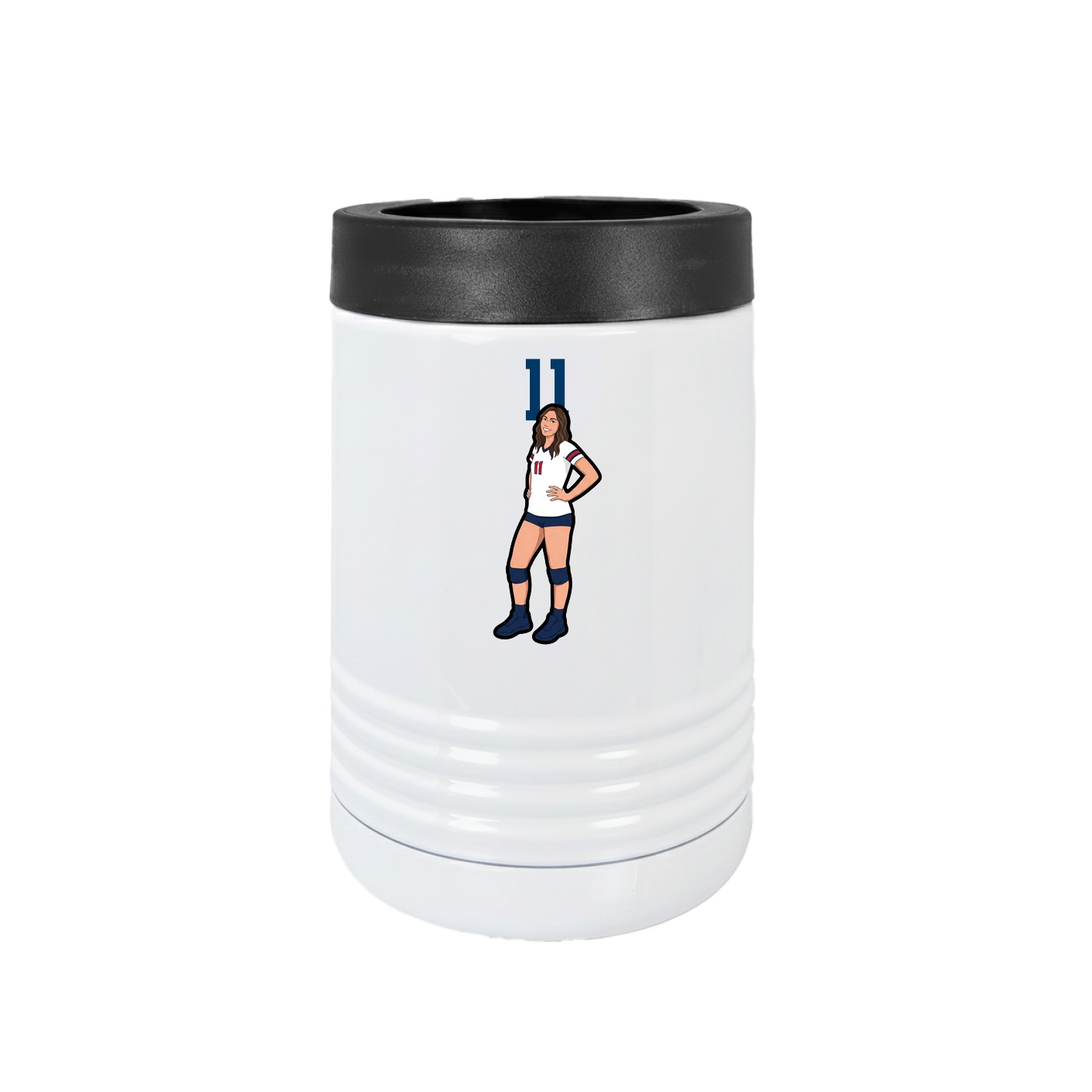 Beverage Holder — Number Top in White