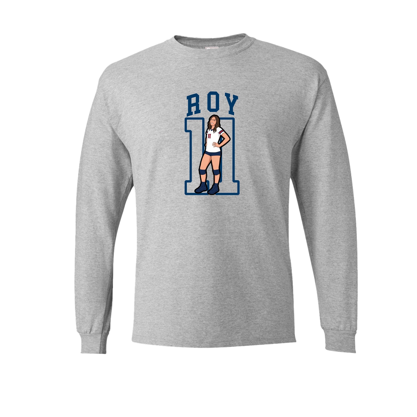 Long Sleeve Tee — Shirsey in Grey