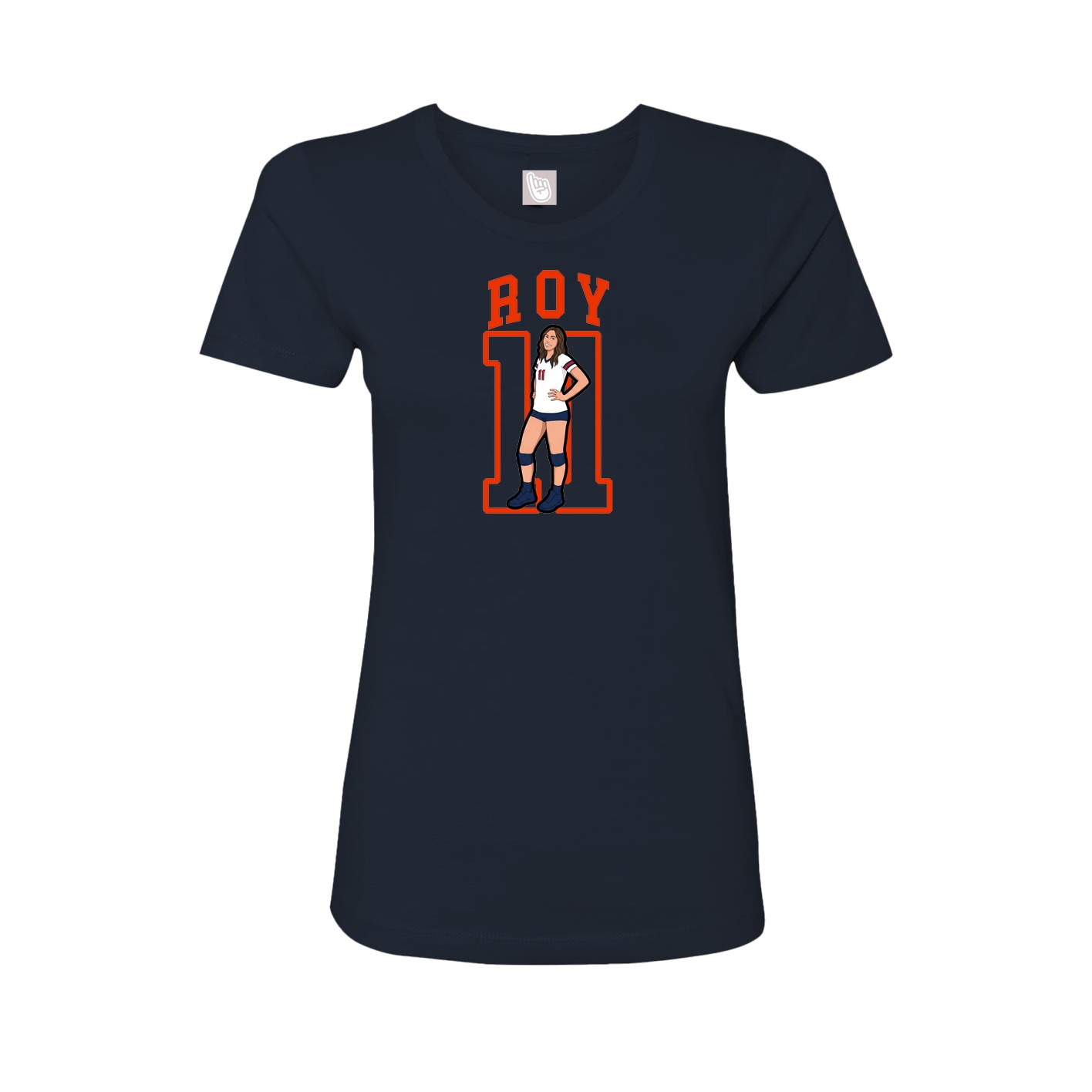 Fitted Women's Tee — Shirsey in Navy