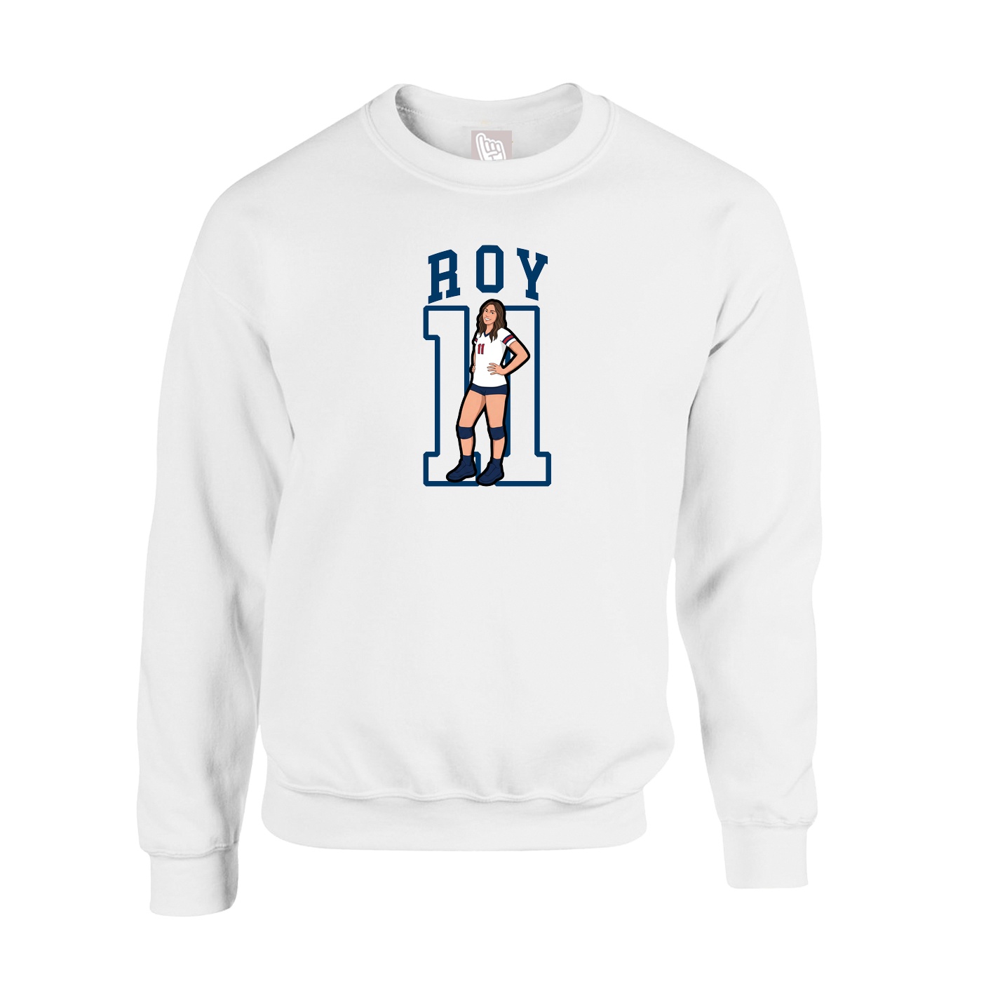 Fleece Crew — Shirsey in White
