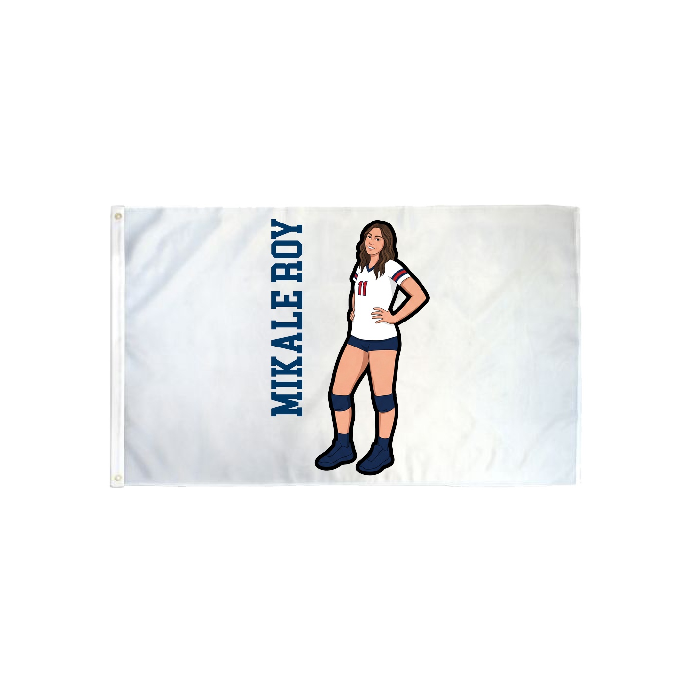 3x5 Flag — Name Vertical in Classic