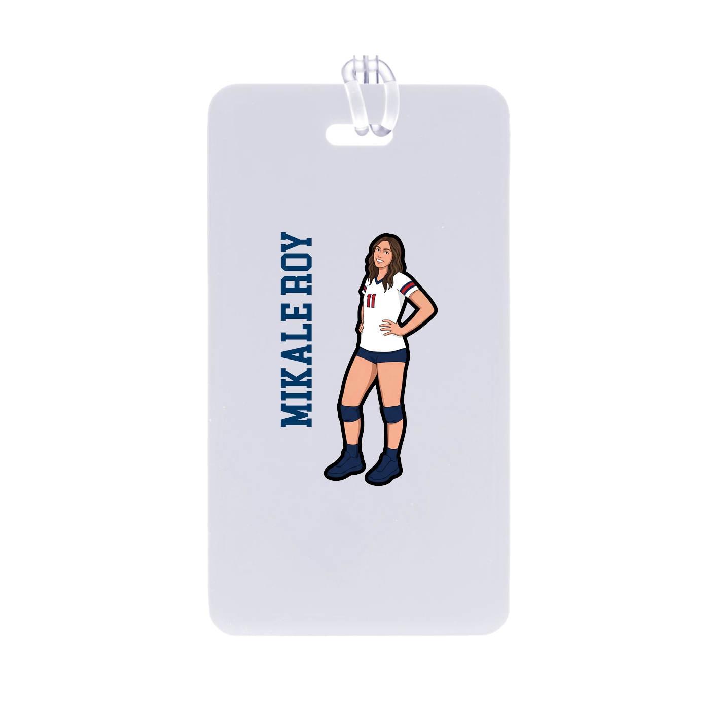 Bag Tag — Name Vertical in Classic