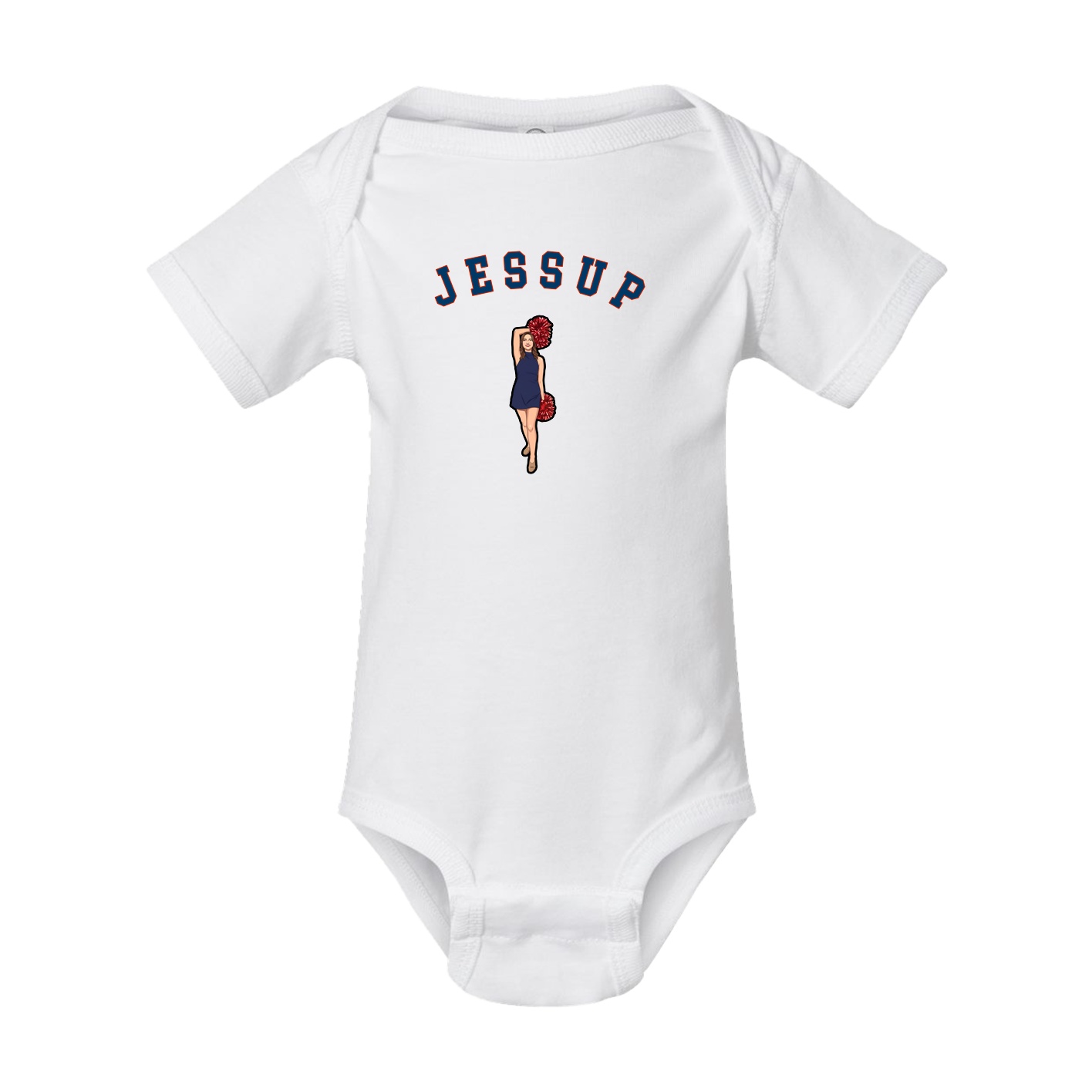 Baby Onesie — Shirsey Arch in White