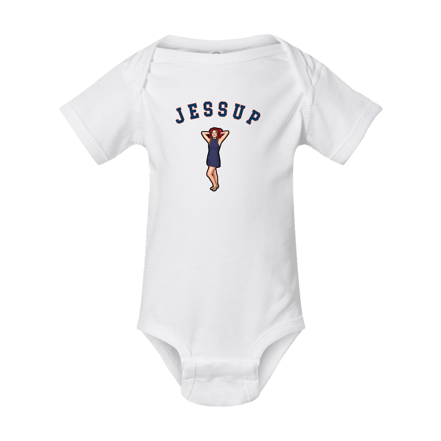 Baby Onesie — Shirsey Arch in White