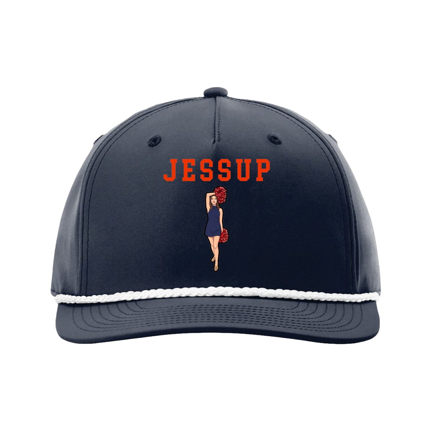 Five-Panel Classic Rope Cap — Shirsey in Navy
