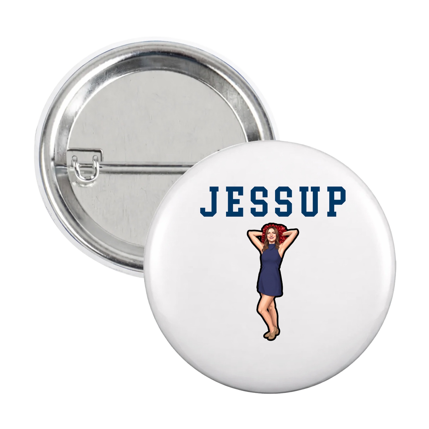 Game Day Button — Shirsey in White