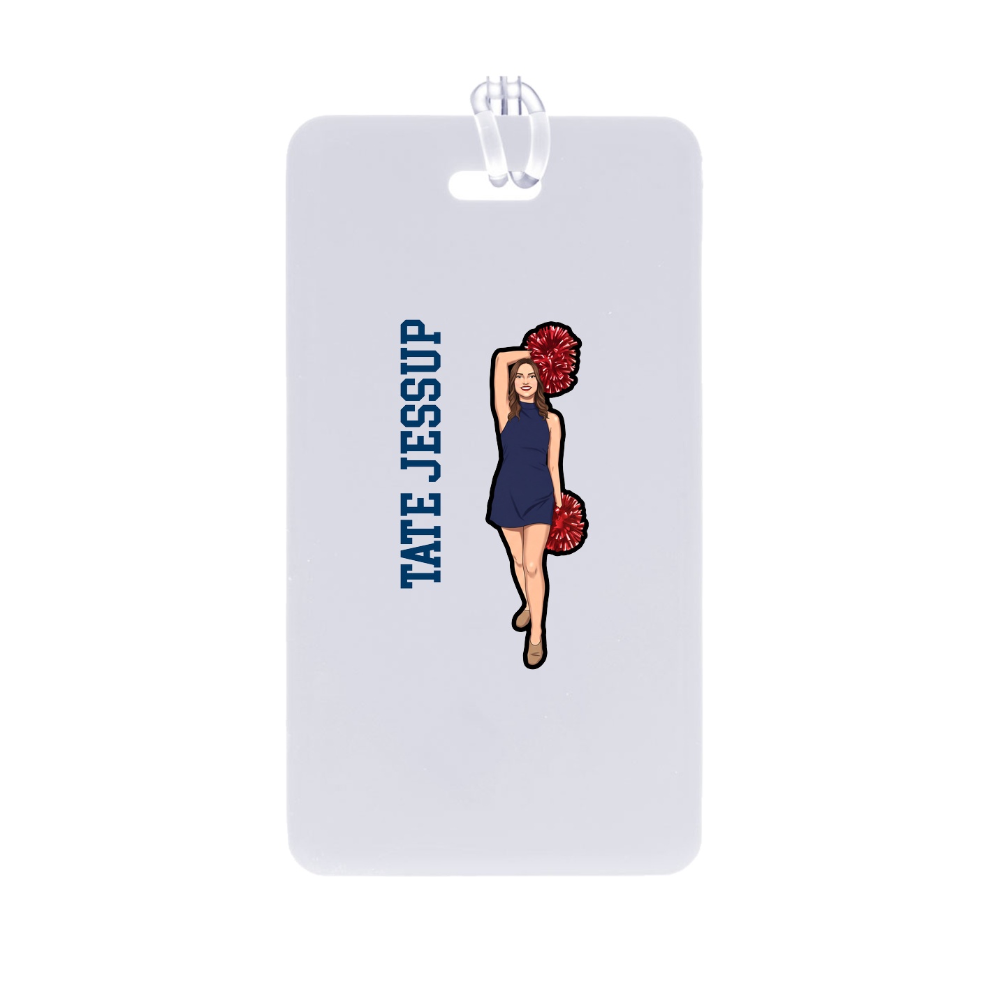 Bag Tag — Name Vertical in Classic