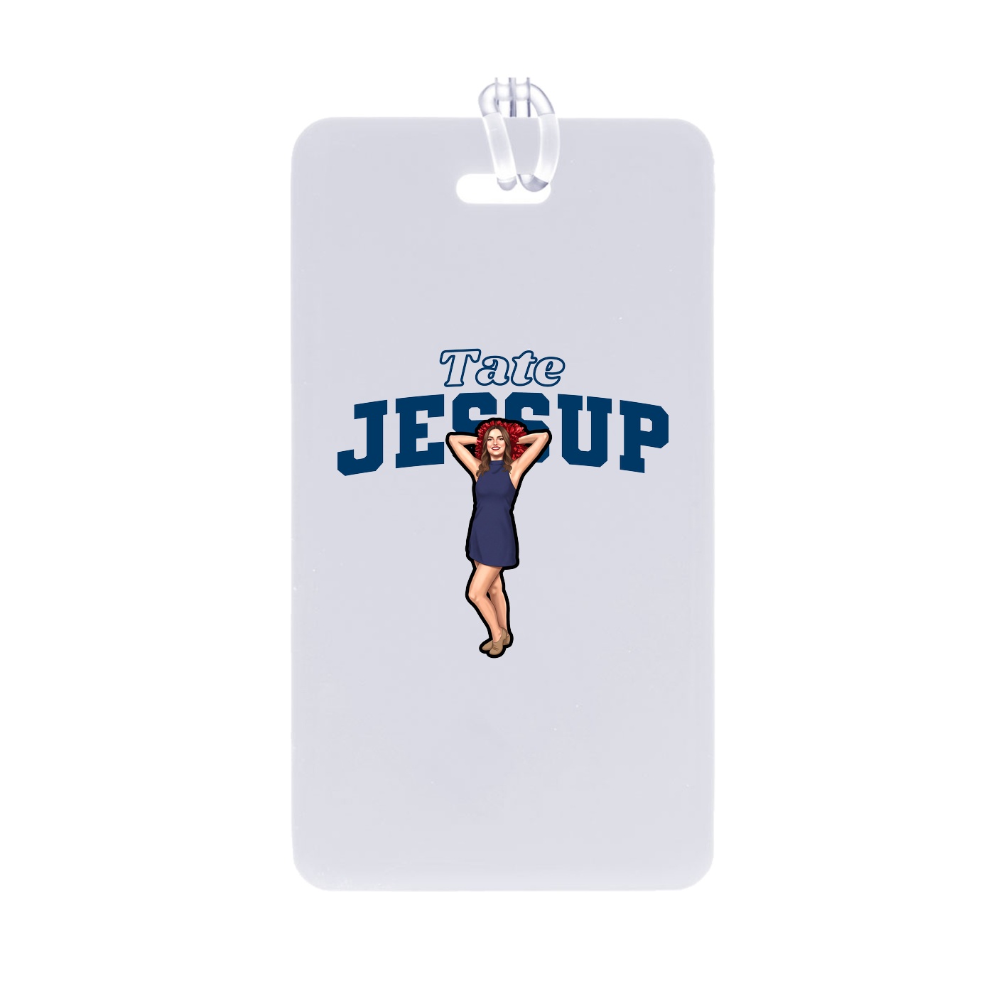 Bag Tag — Name Arch in Classic