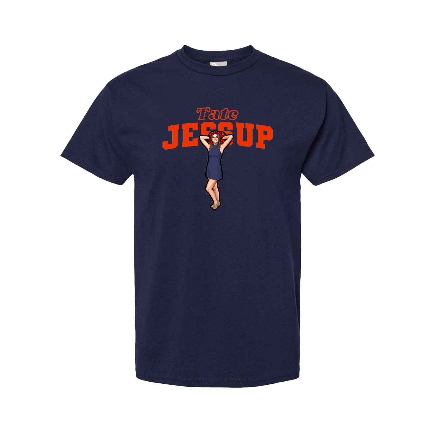 Tee — Name Arch in Navy