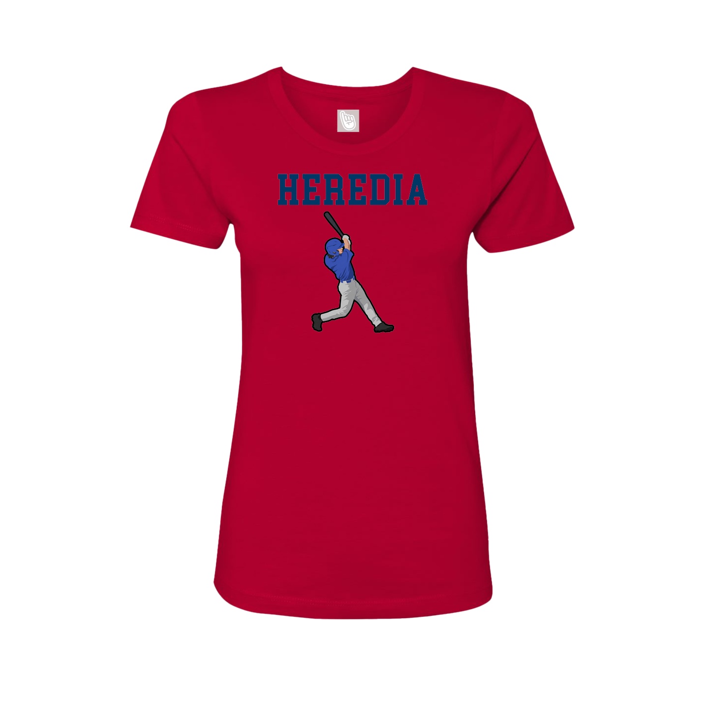 Fitted Women's Tee — Shirsey in Red