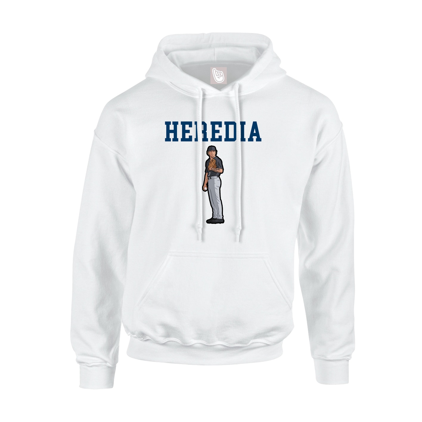 Hoodie — Shirsey in White