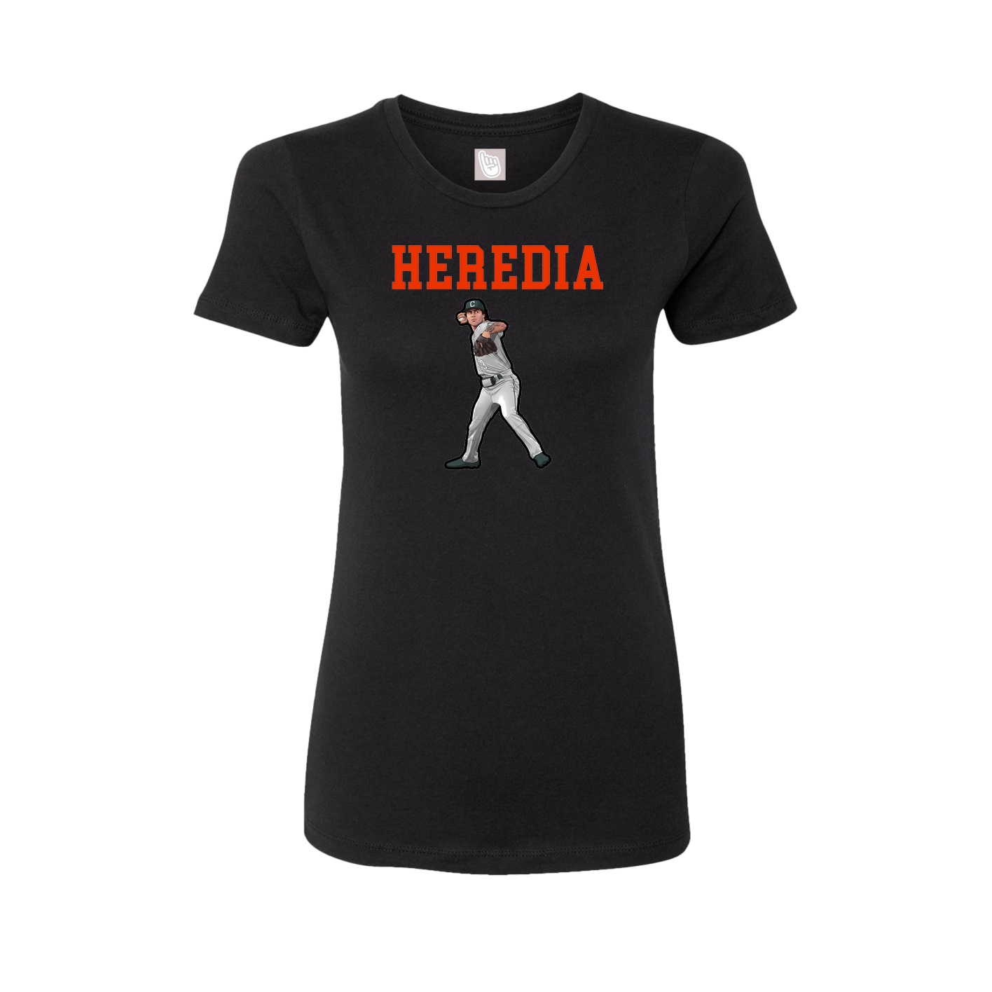 Fitted Women's Tee — Shirsey in Black