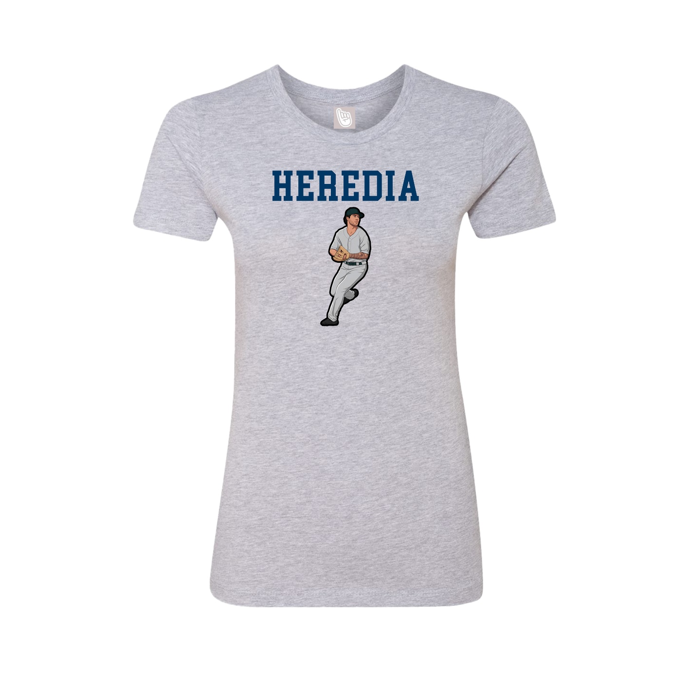 Fitted Women's Tee — Shirsey in Grey