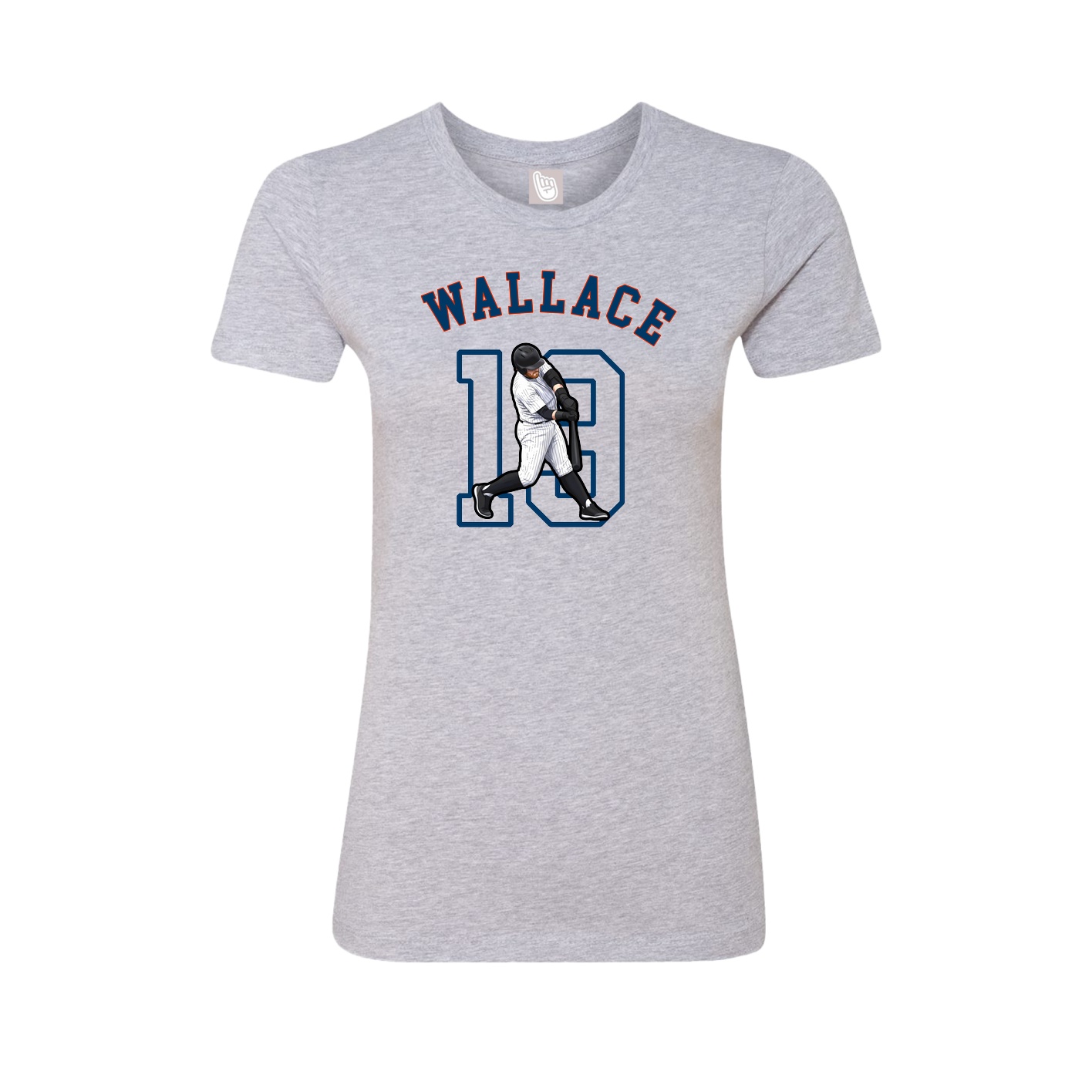 Fitted Women's Tee — Shirsey Arch in Grey