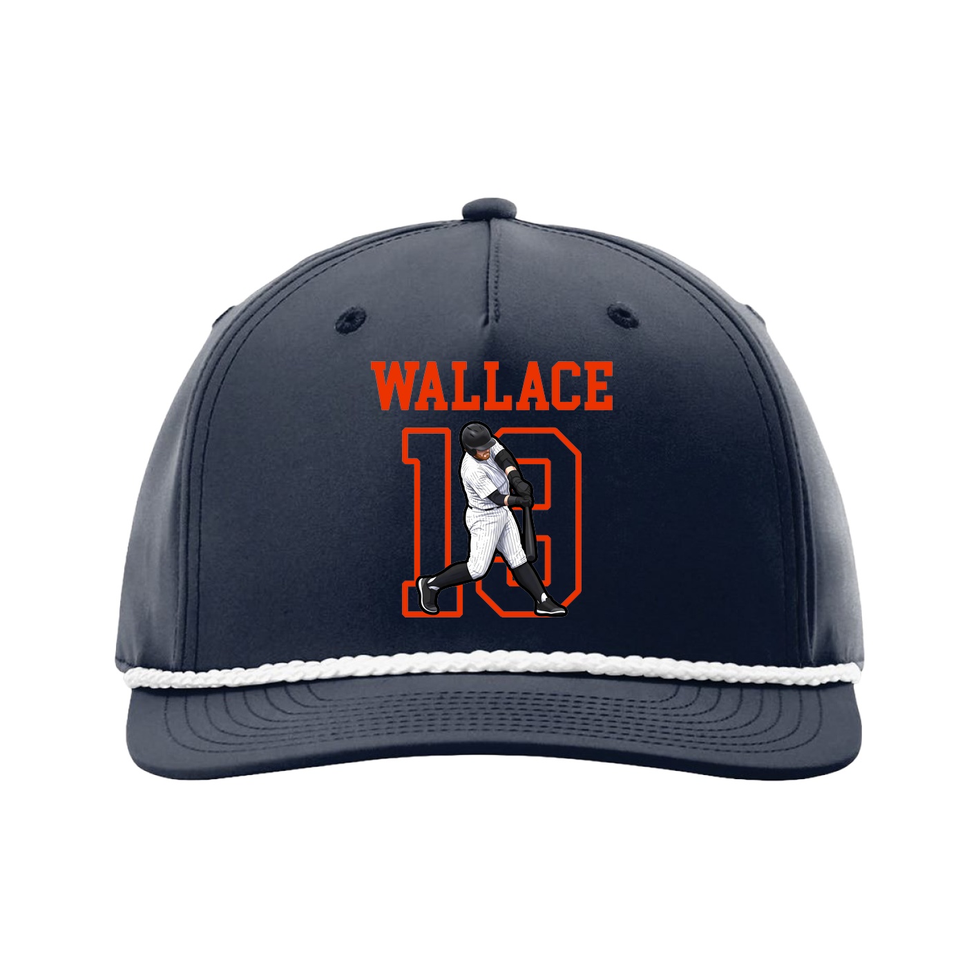 Five-Panel Classic Rope Cap — Shirsey in Navy