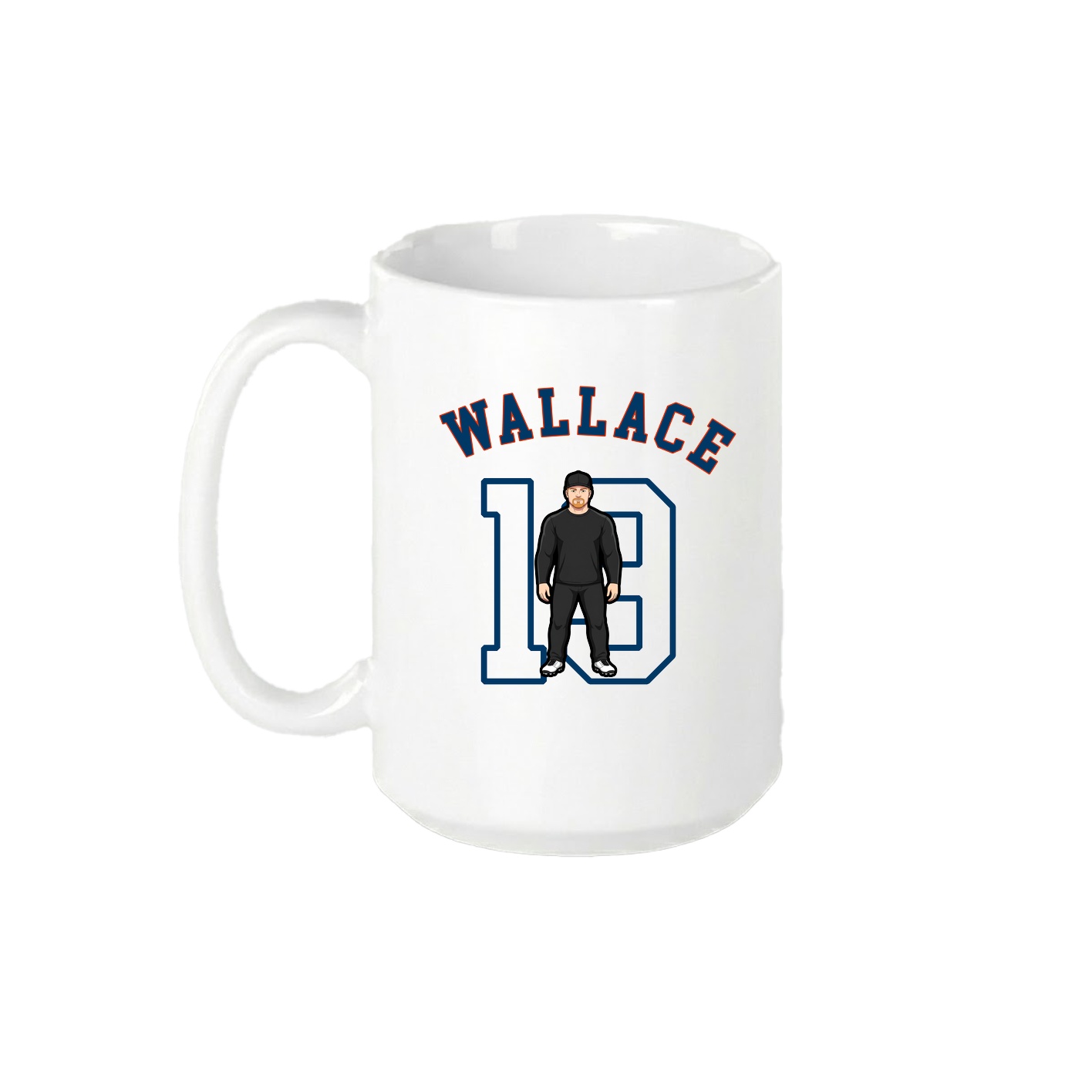 15oz Coffee Mug — Shirsey Arch in White