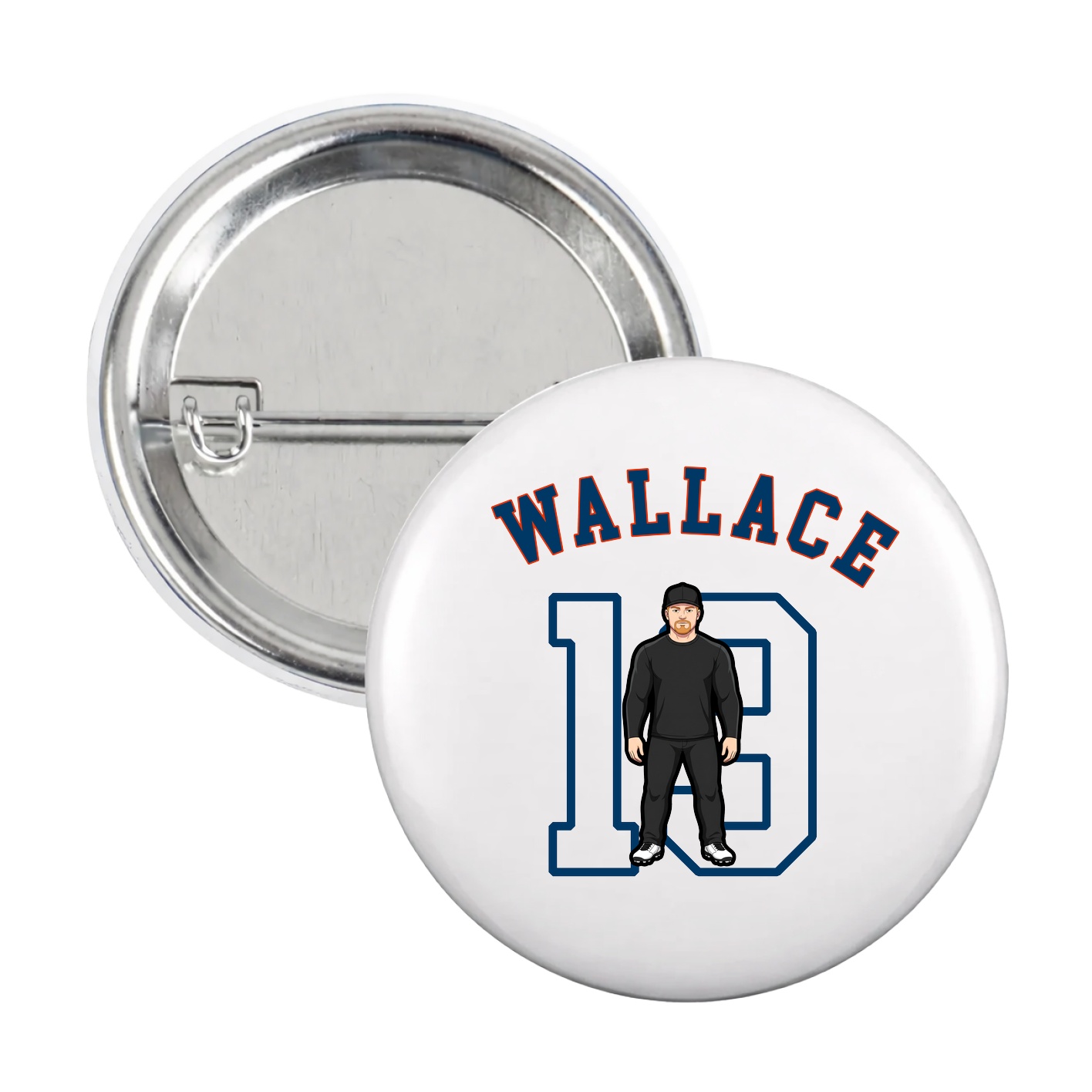 Game Day Button — Shirsey Arch in White