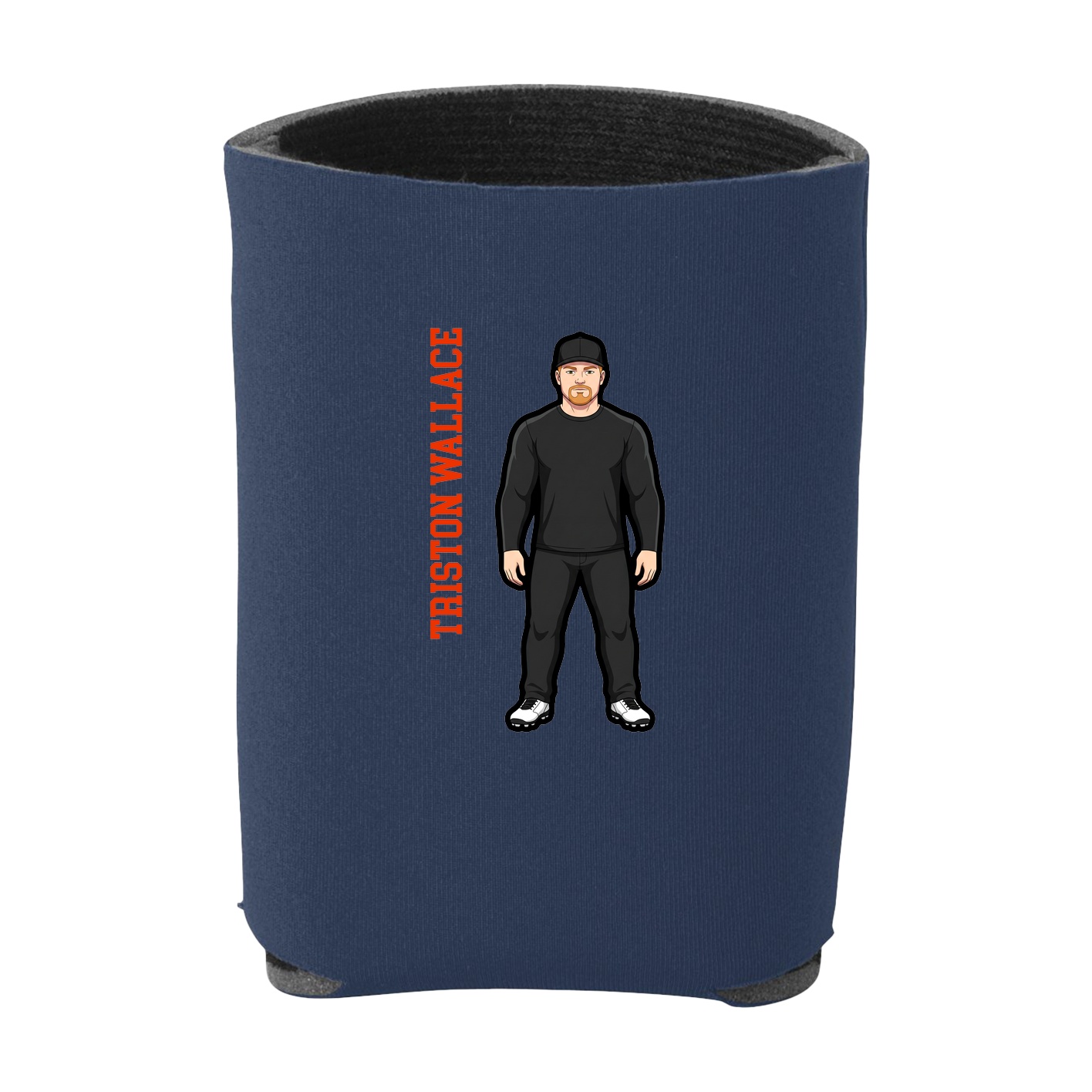 Can Holder — Name Vertical in Navy