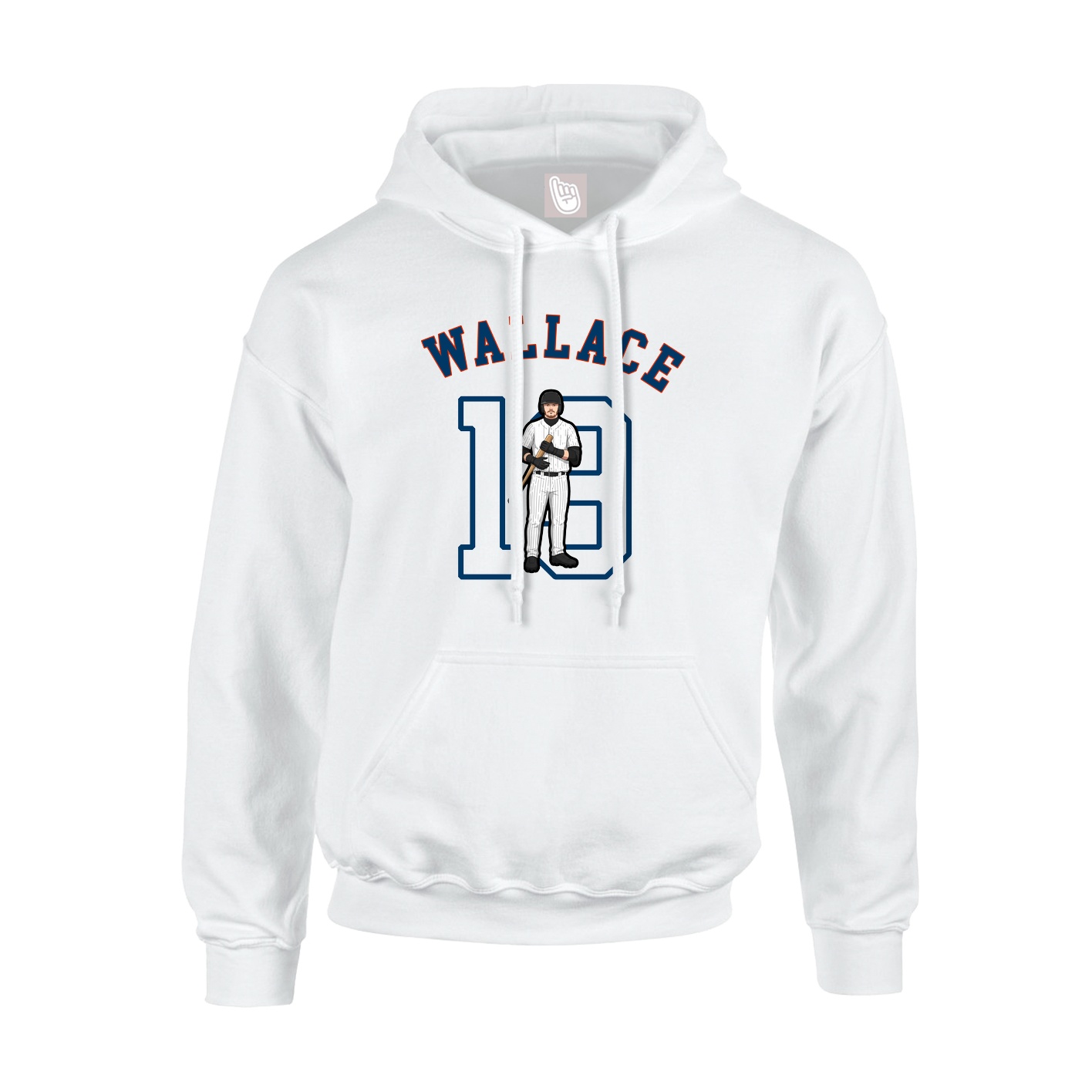 Youth Hoodie — Shirsey Arch in White
