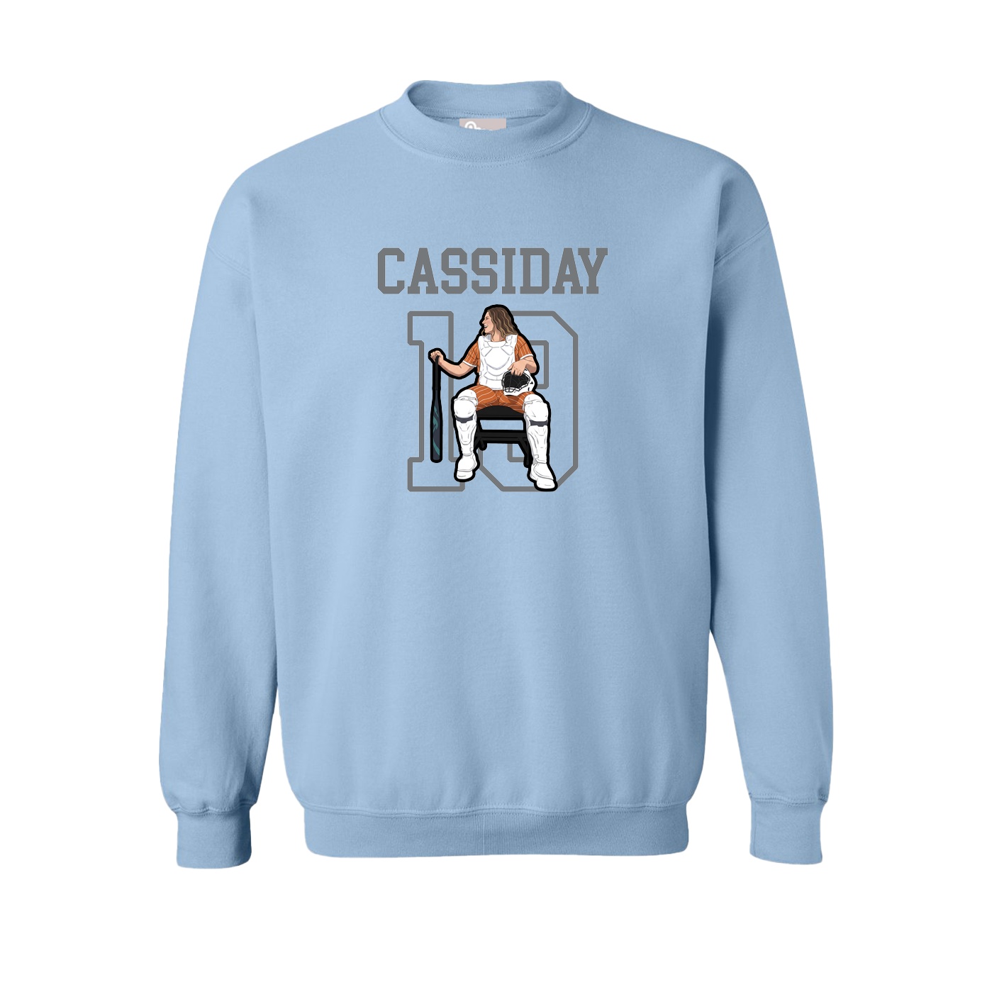 Fleece Crew — Shirsey in Light Blue