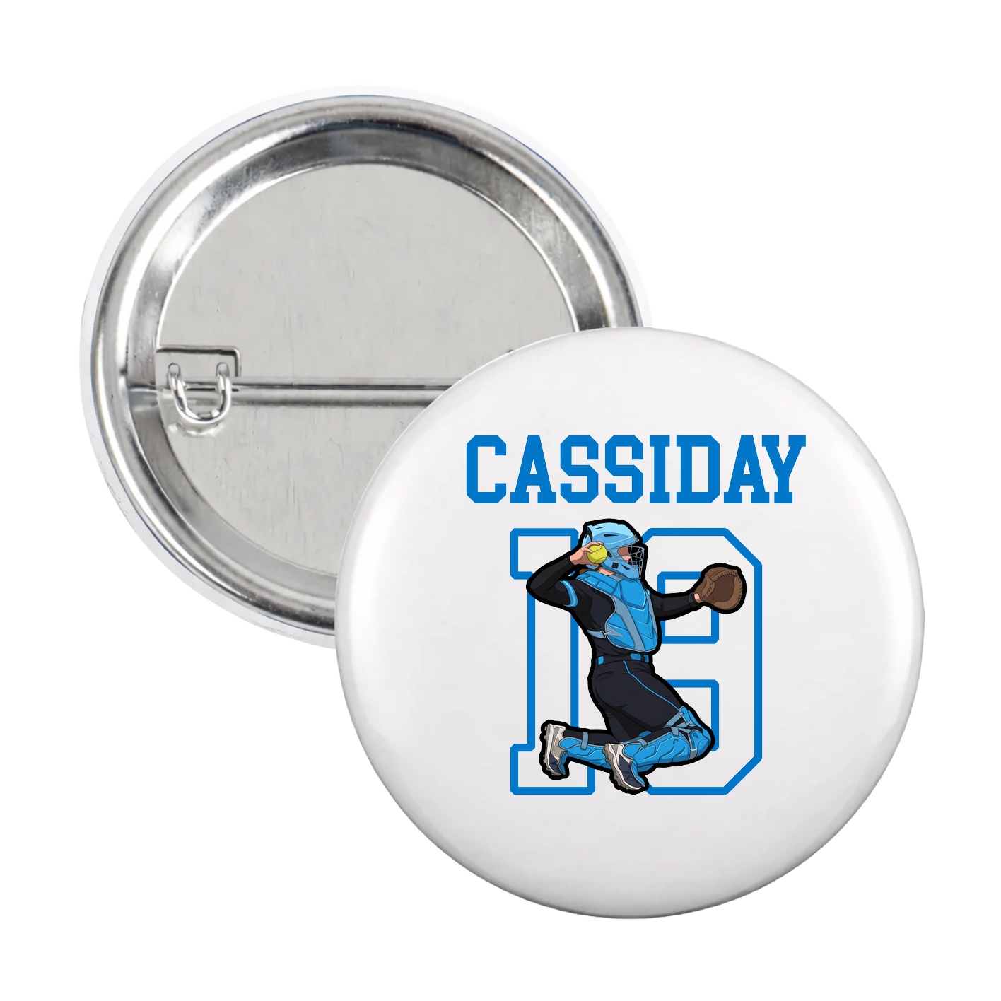 Game Day Button — Shirsey in White