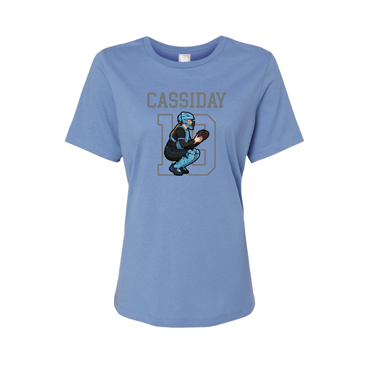 Fitted Women's Tee — Shirsey in Powder Blue