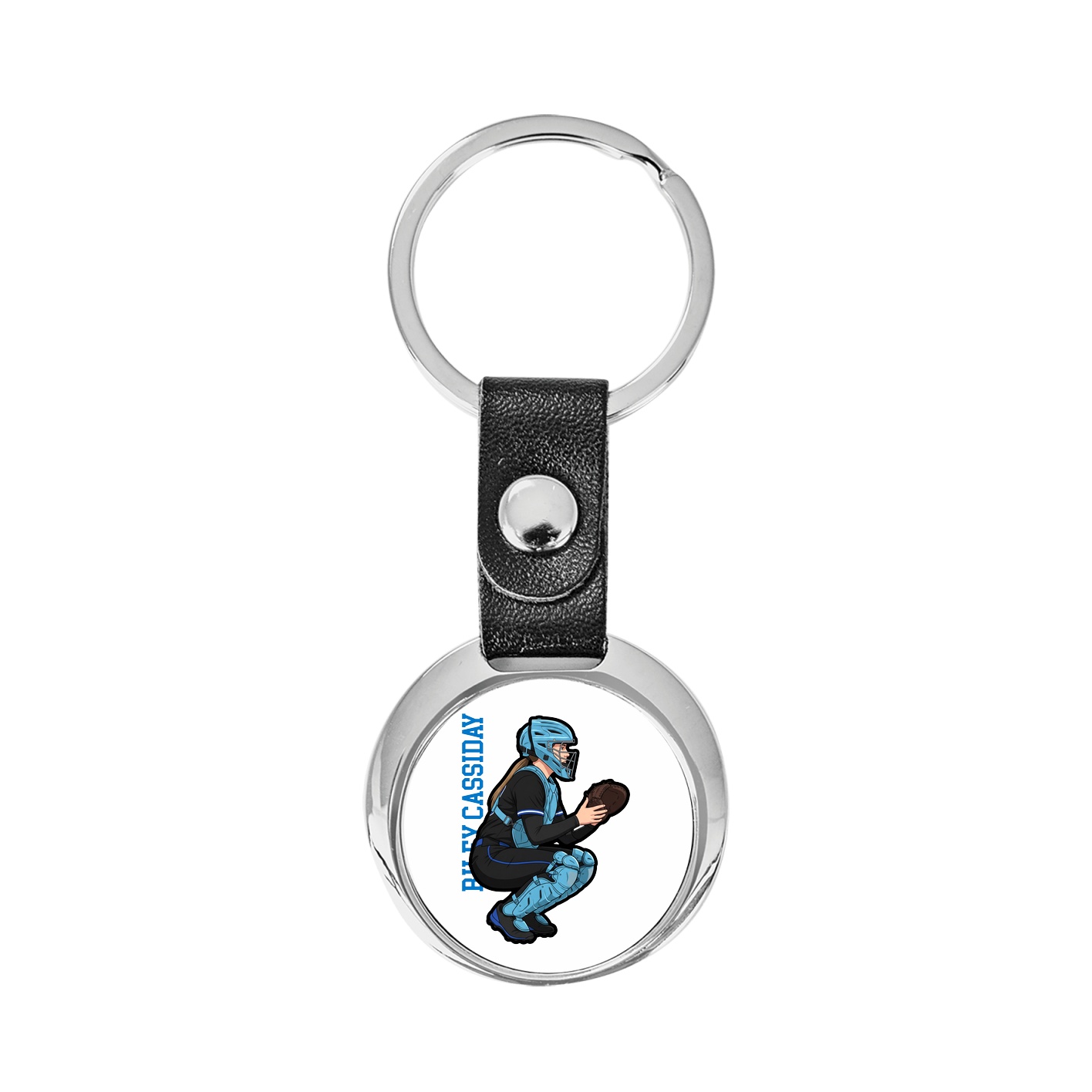Key Chain — Name Vertical in Classic