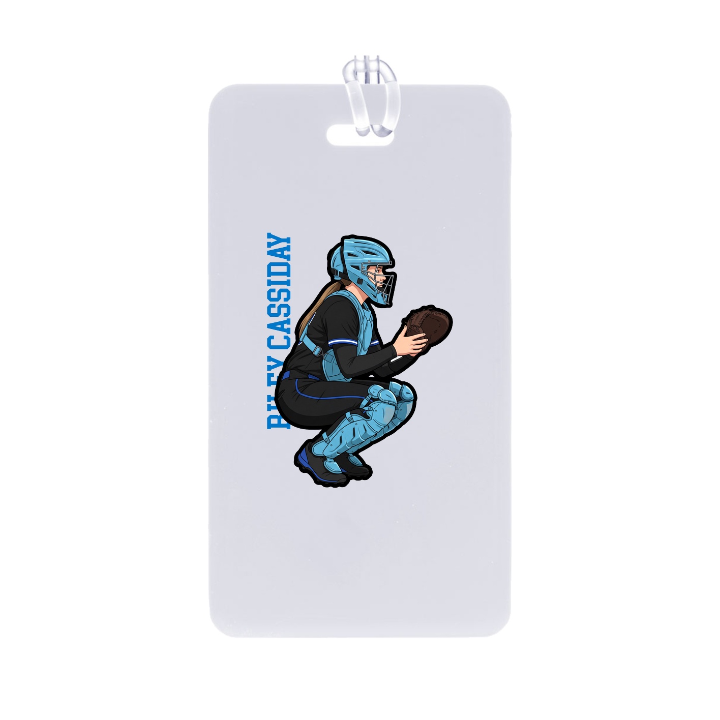 Bag Tag — Name Vertical in Classic
