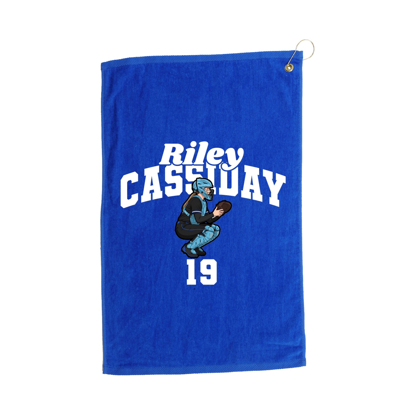 Golf Towel — Signature Arch in Royal