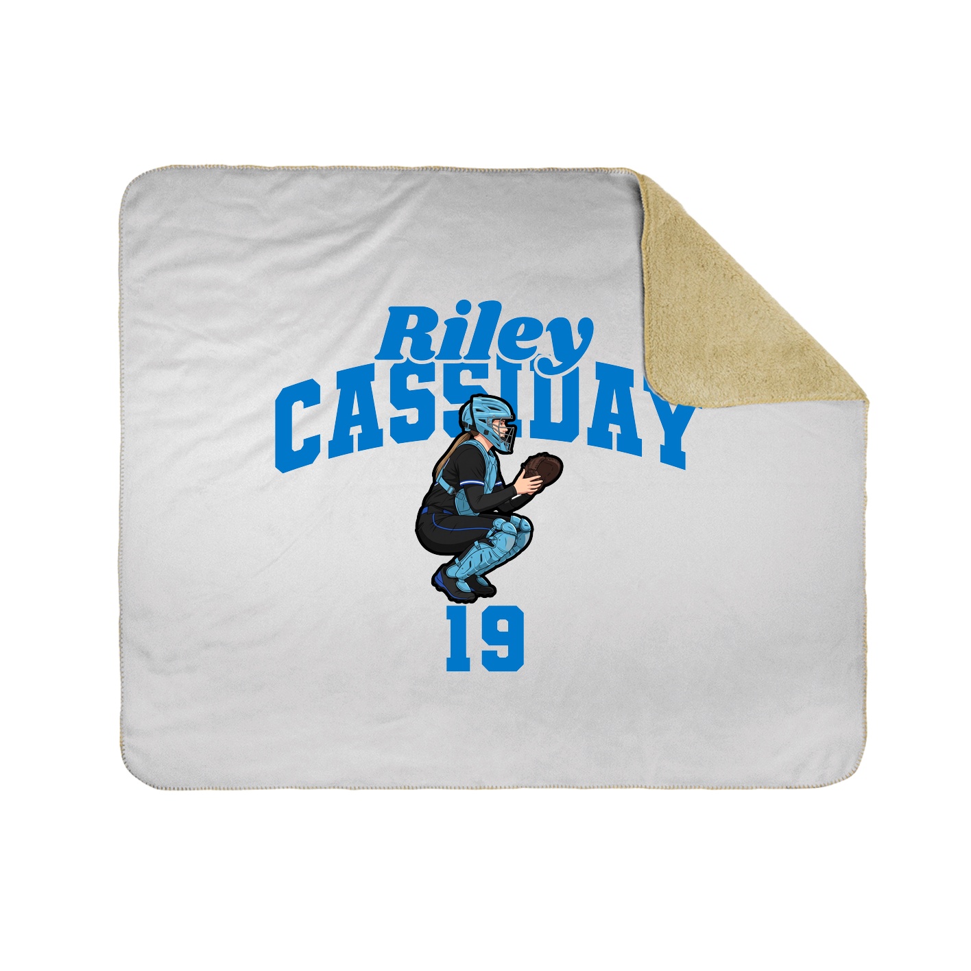 Throw Blanket — Signature Arch in White